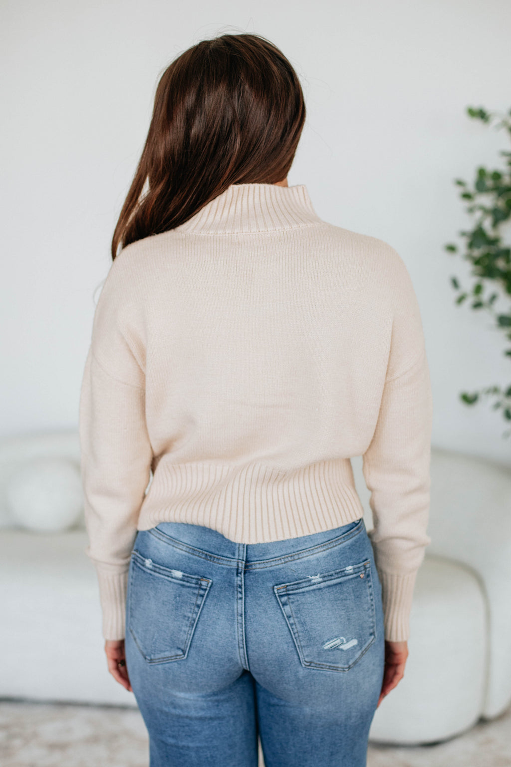 Maya Mock Neck Sweater