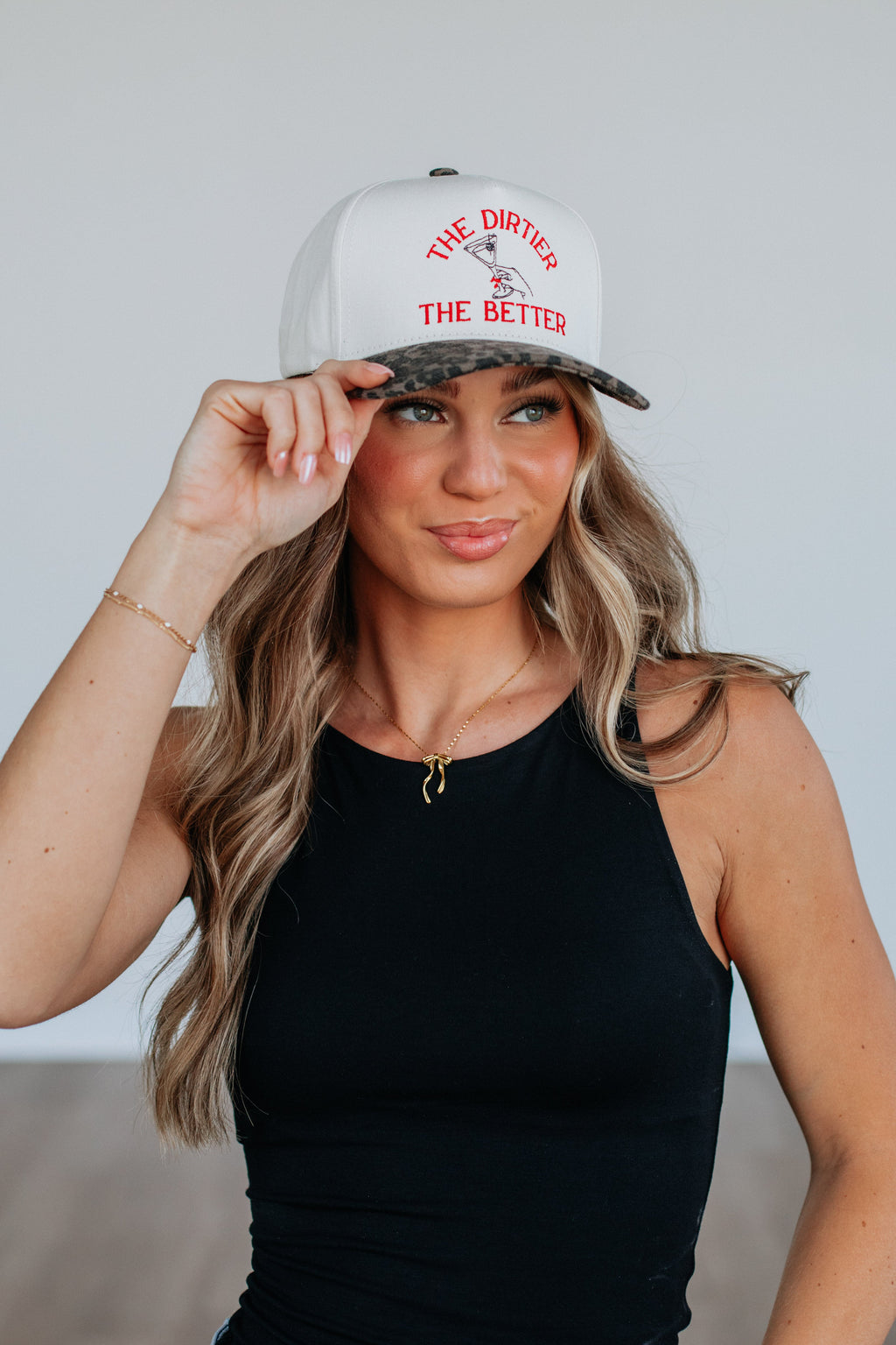 The Dirtier The Better Trucker Hat - Leopard Mix