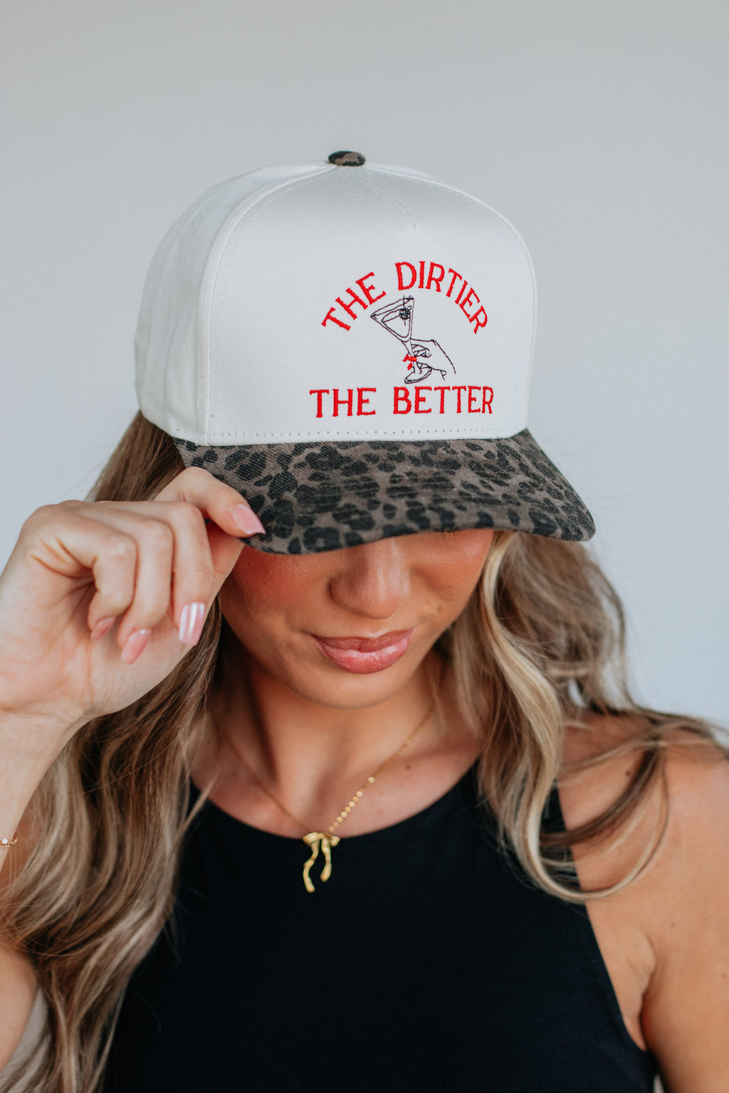 The Dirtier The Better Trucker Hat - Leopard Mix