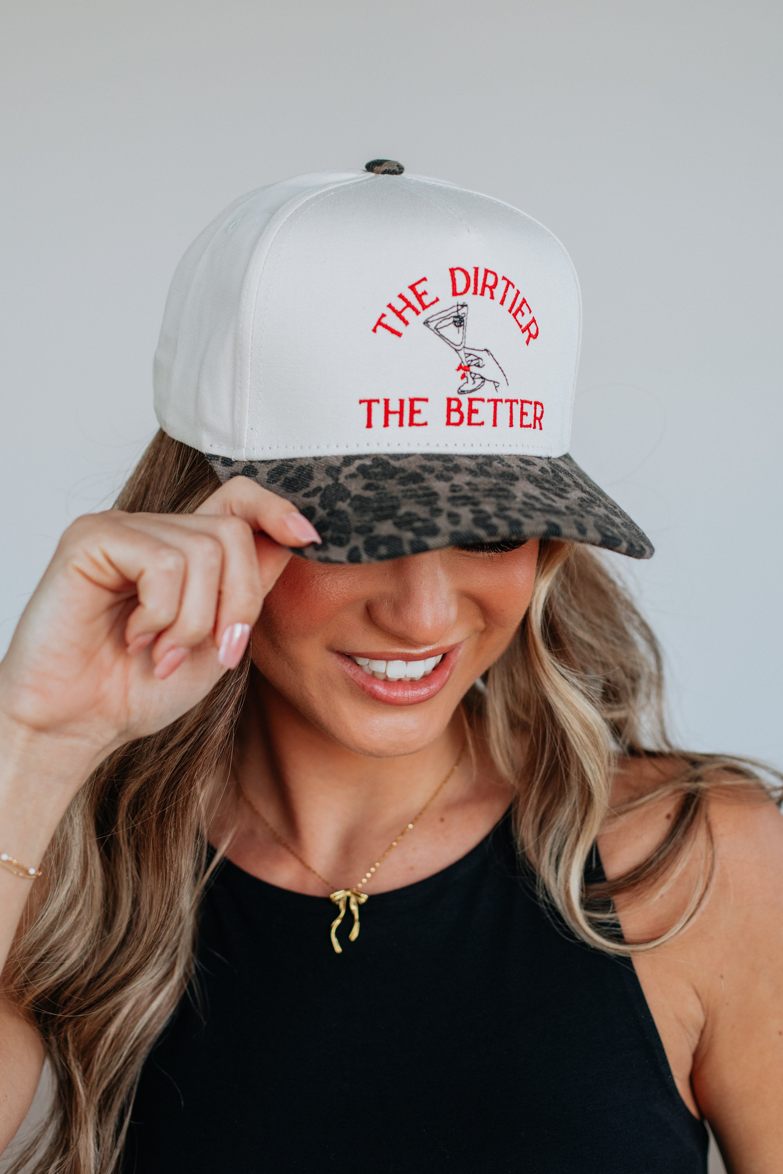 The Dirtier The Better Trucker Hat - Leopard Mix