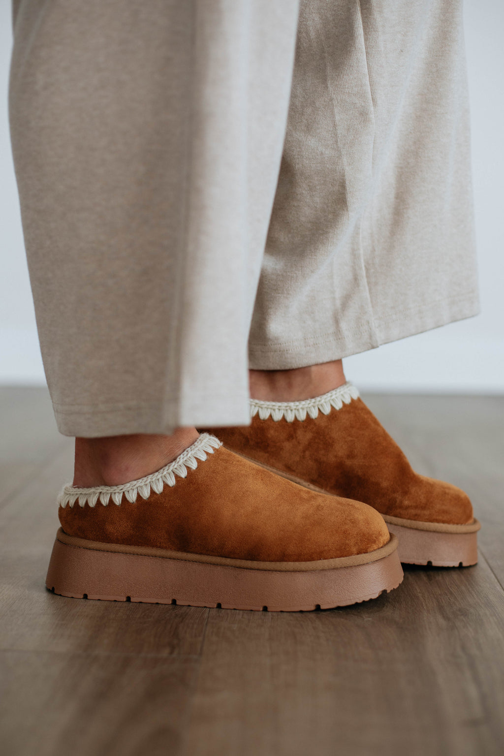 Tread Softly Platform Slippers