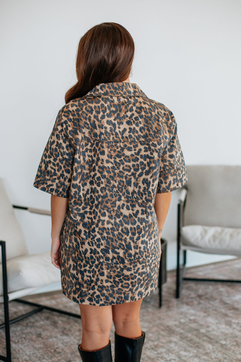 Adeena Leopard Dress