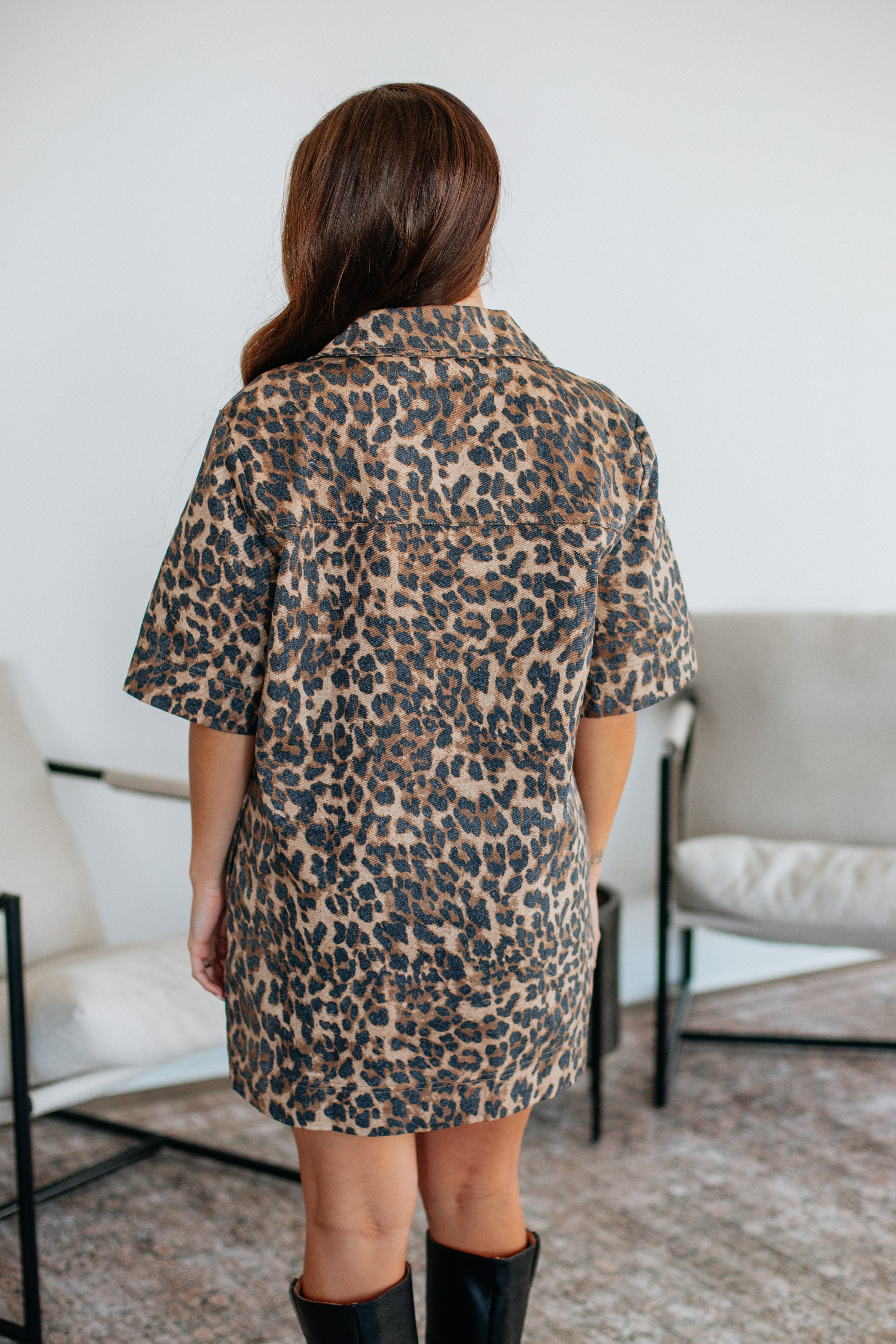 Adeena Leopard Dress