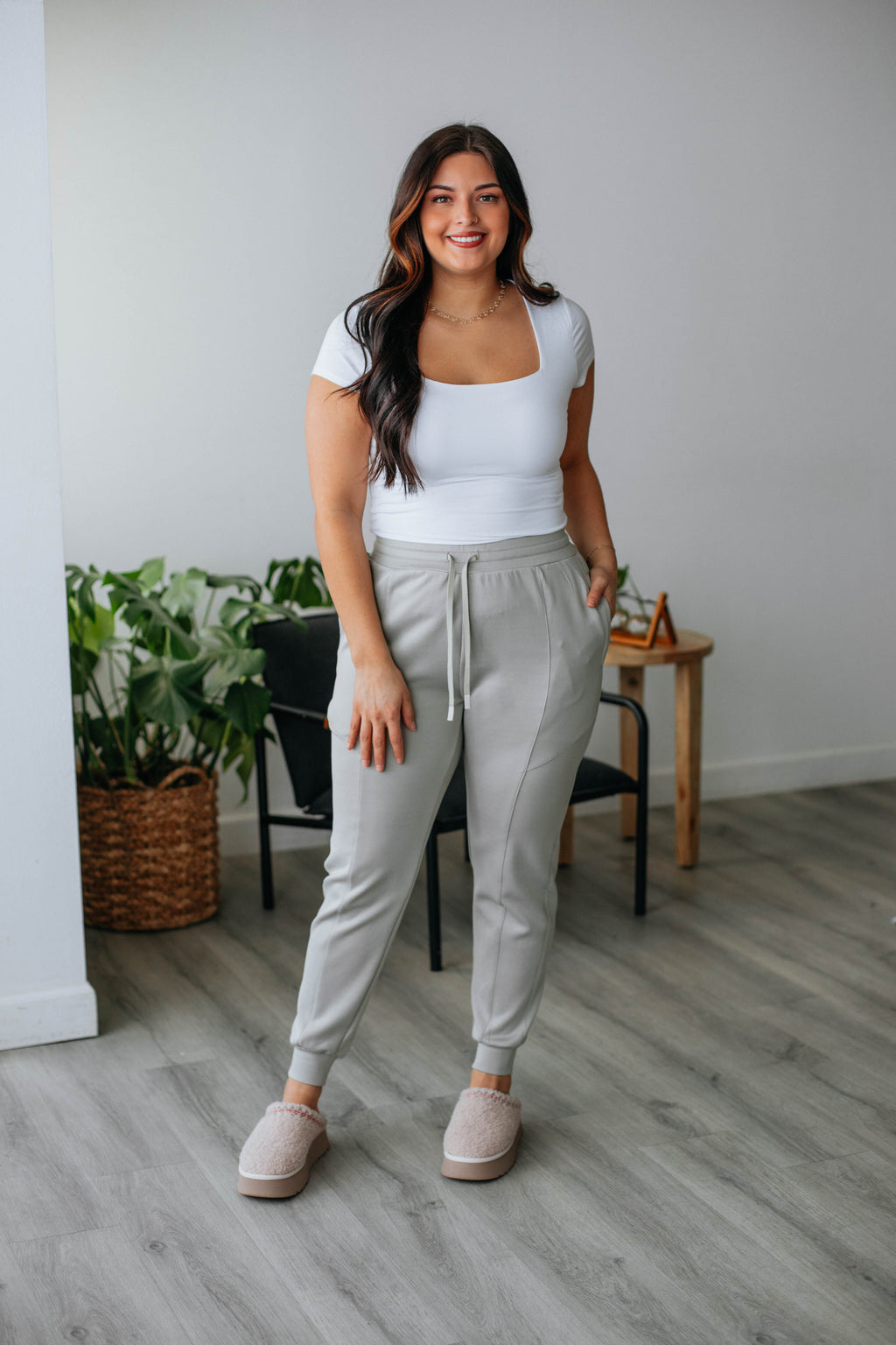 Alex Active Joggers - Pebble