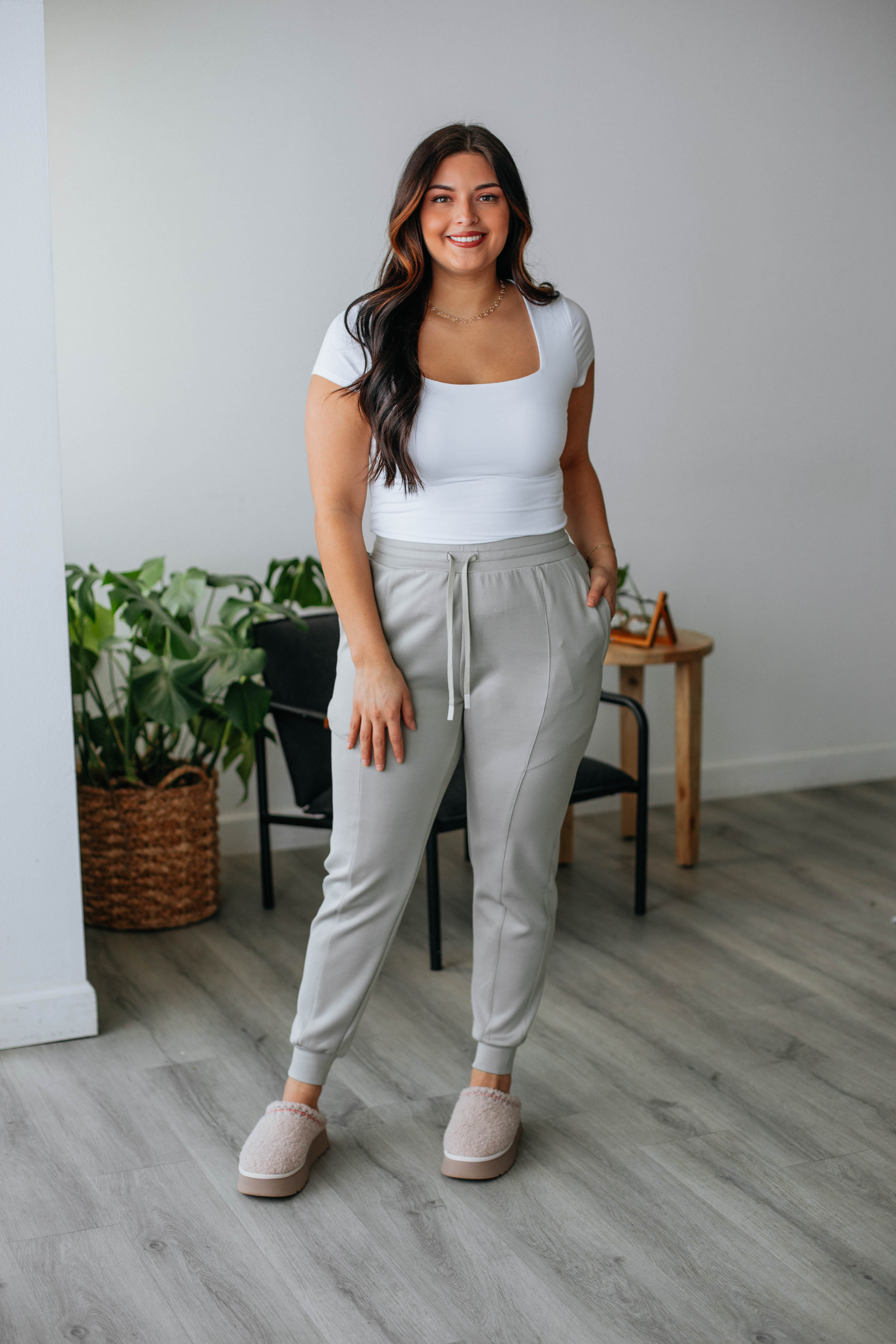 Alex Active Joggers - Pebble