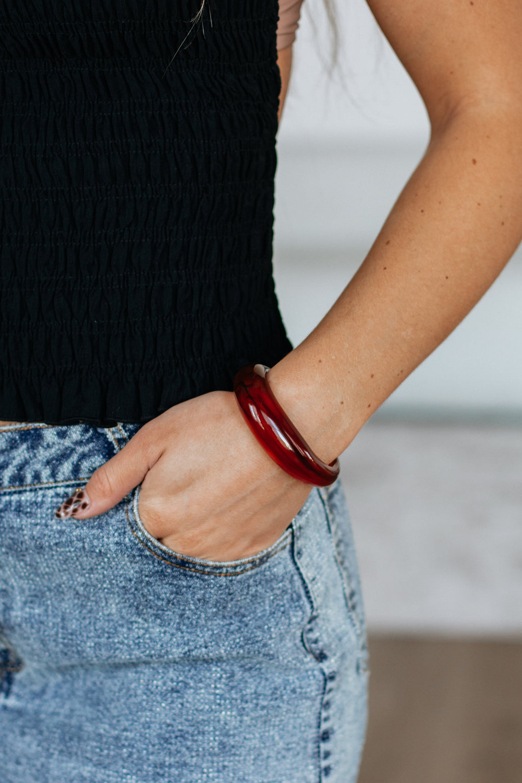 Amber Waves Bangle Bracelet
