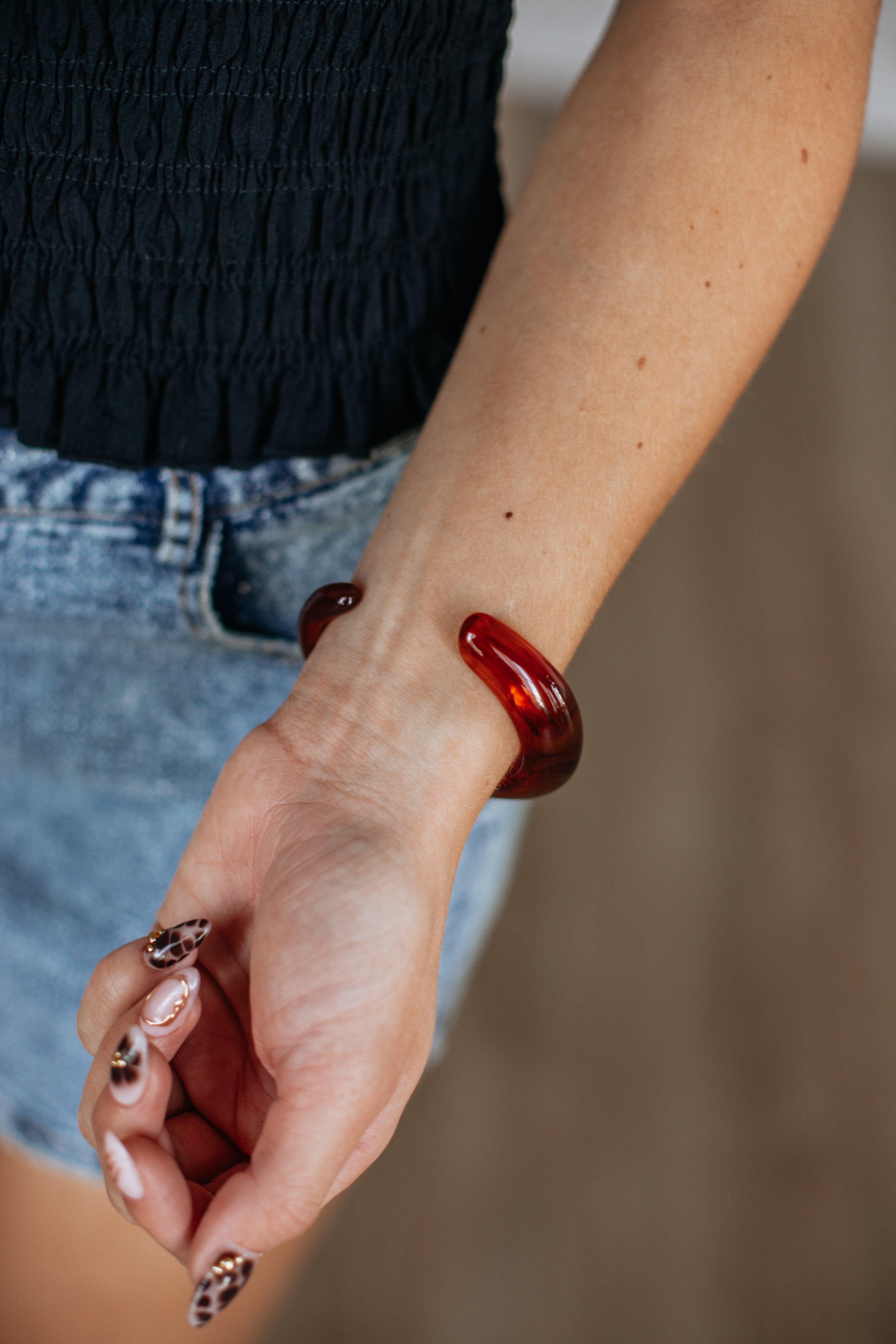 Amber Waves Bangle Bracelet