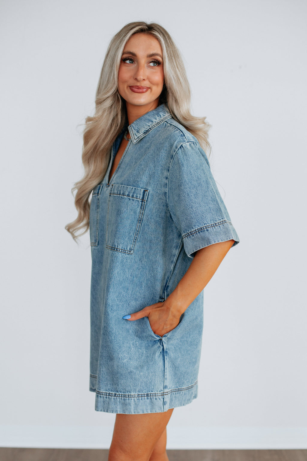 Ameia Denim Dress