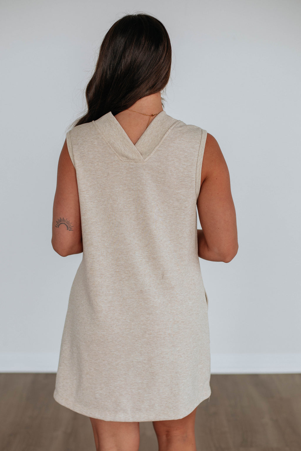 Anyah Lounge Dress - Oatmeal