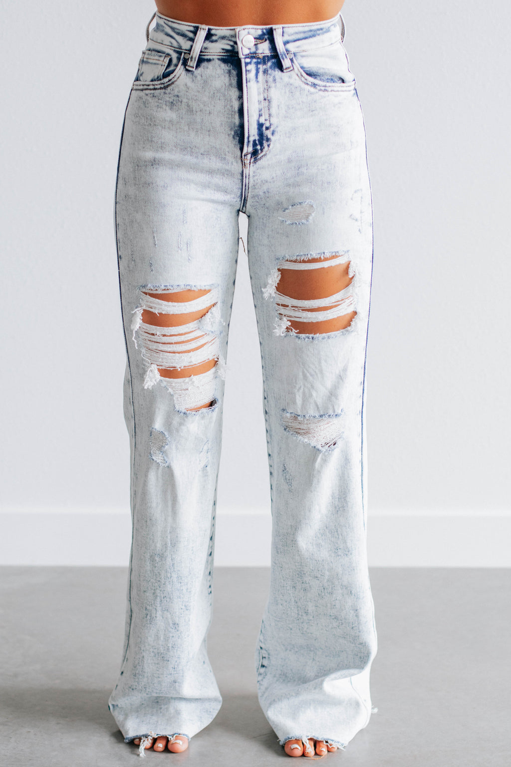 Avril Risen Jeans - Vintage Light Wash