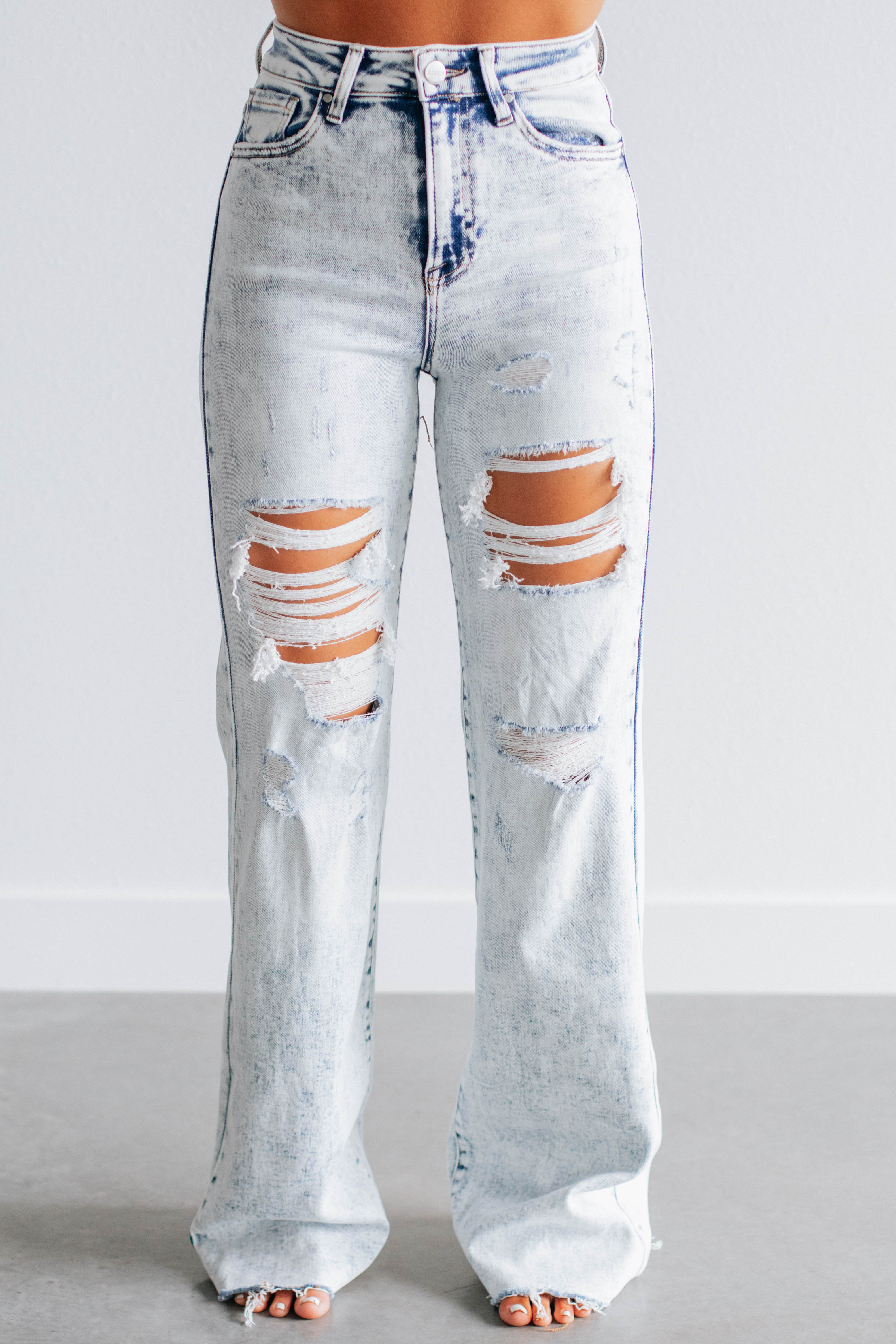 Avril Risen Jeans - Vintage Light Wash