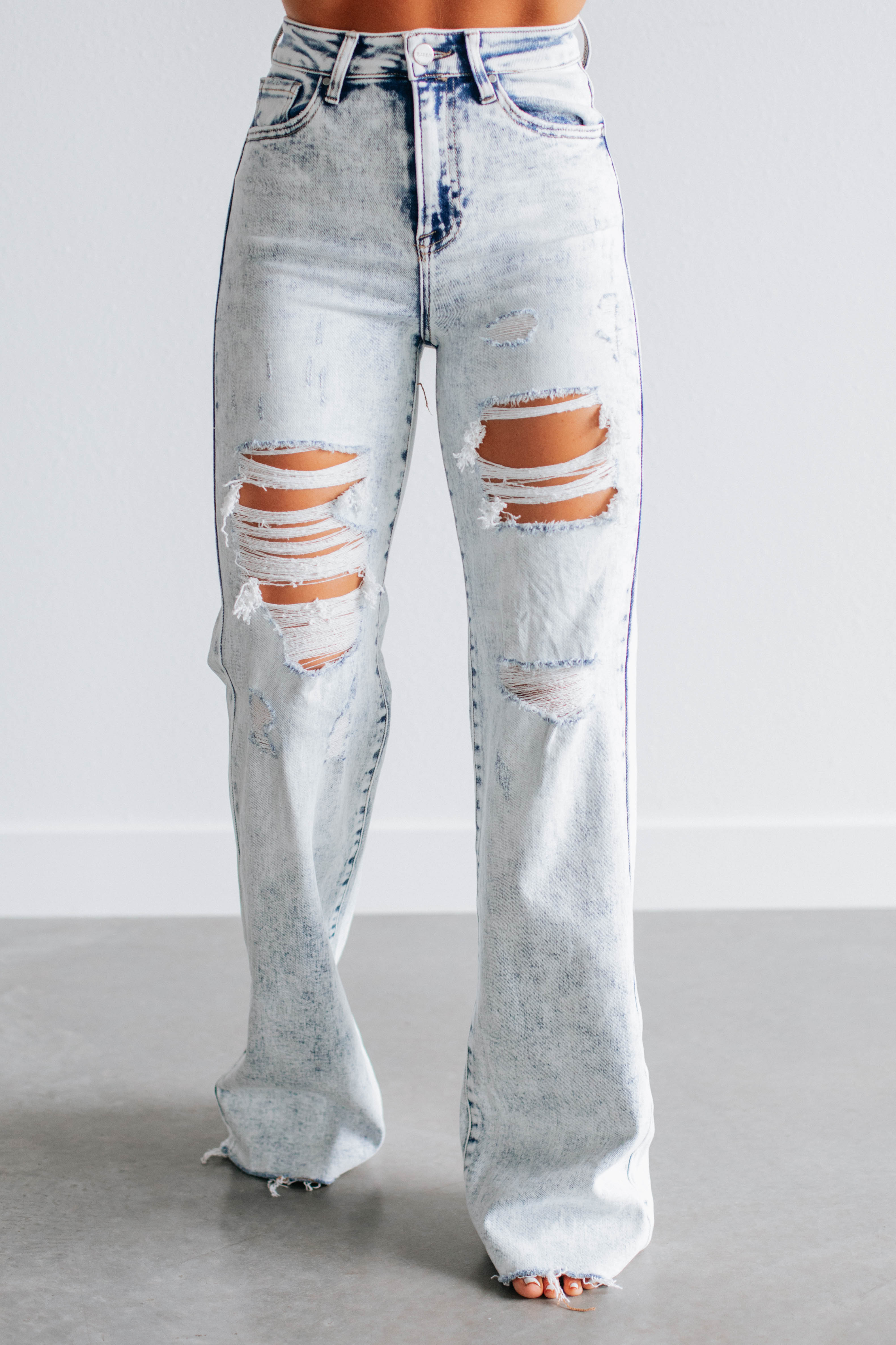 Avril Risen Jeans - Vintage Light Wash