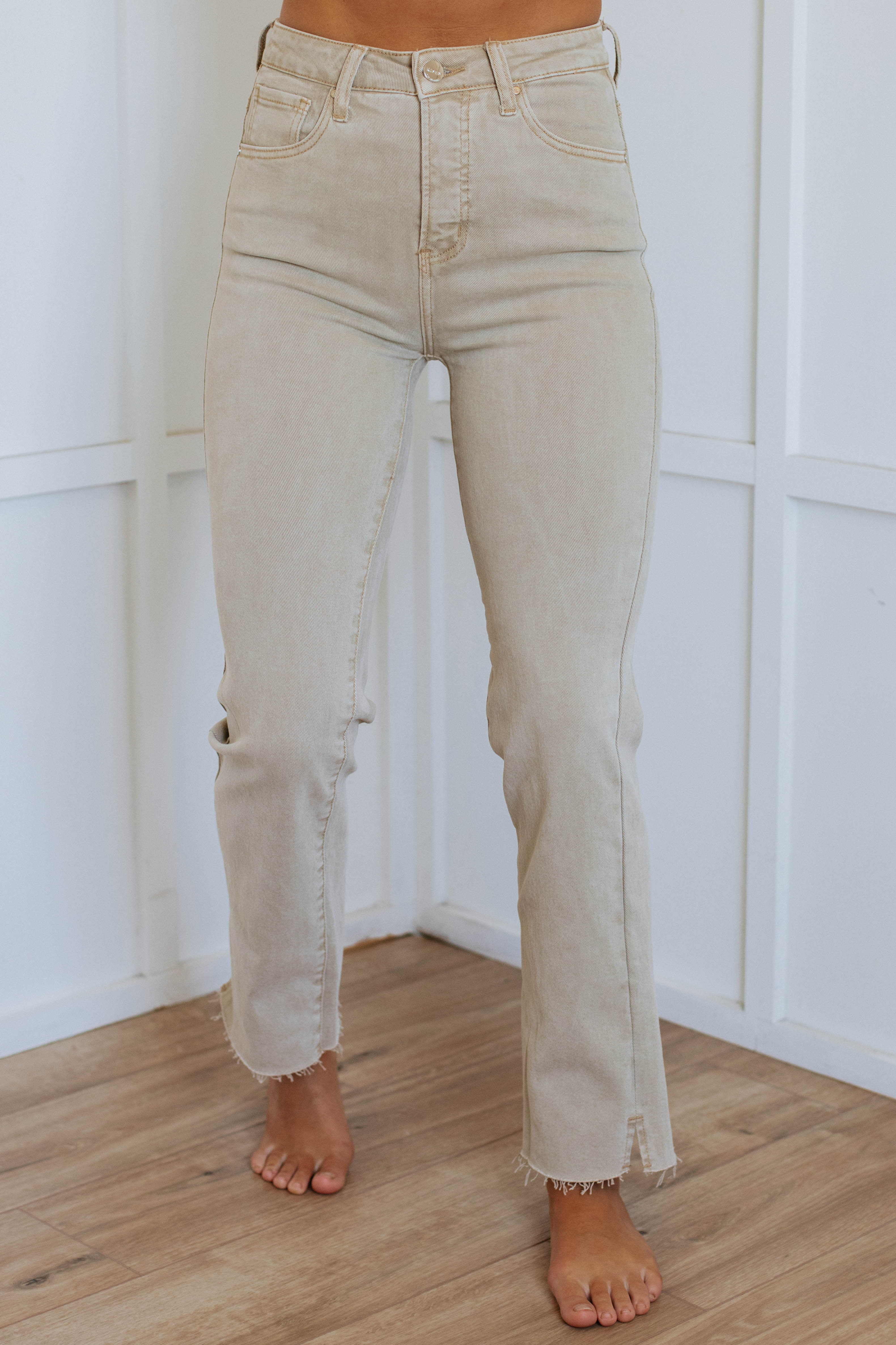 Nayla Risen Jeans - Sand