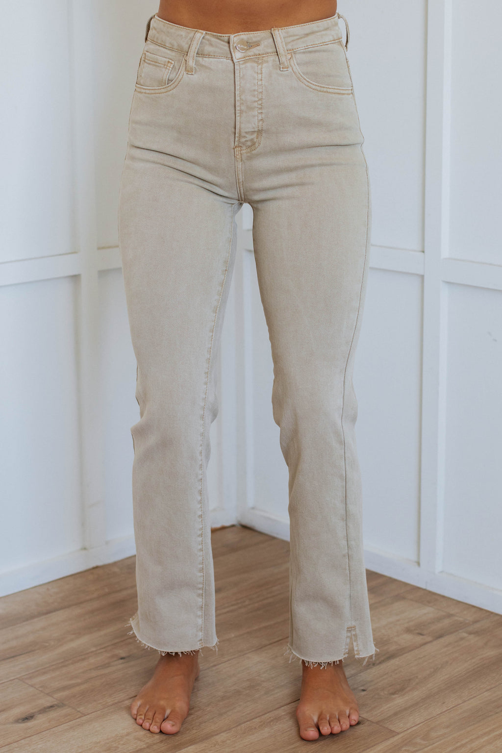 Nayla Risen Jeans - Sand