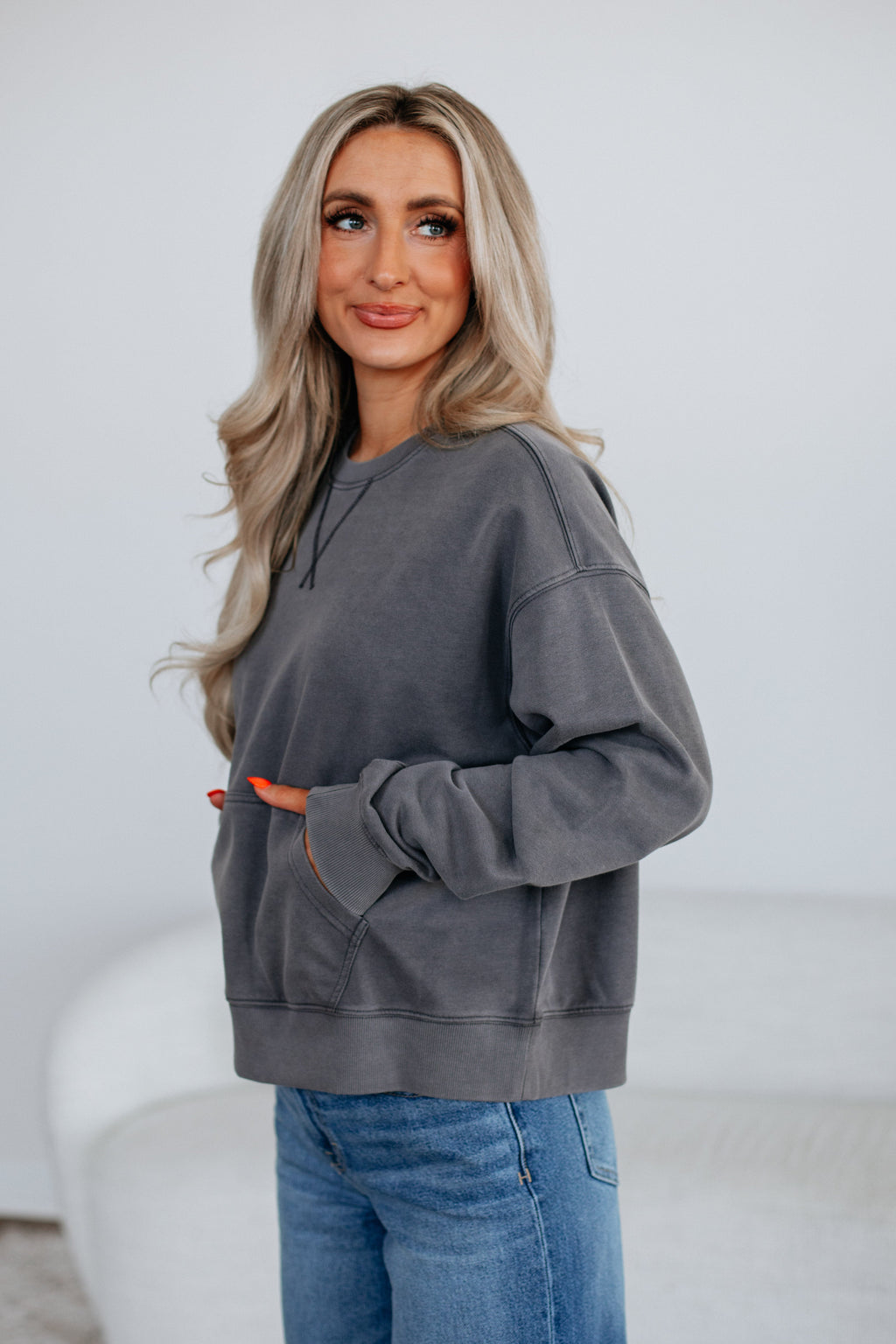 Bayleigh Washed Crewneck