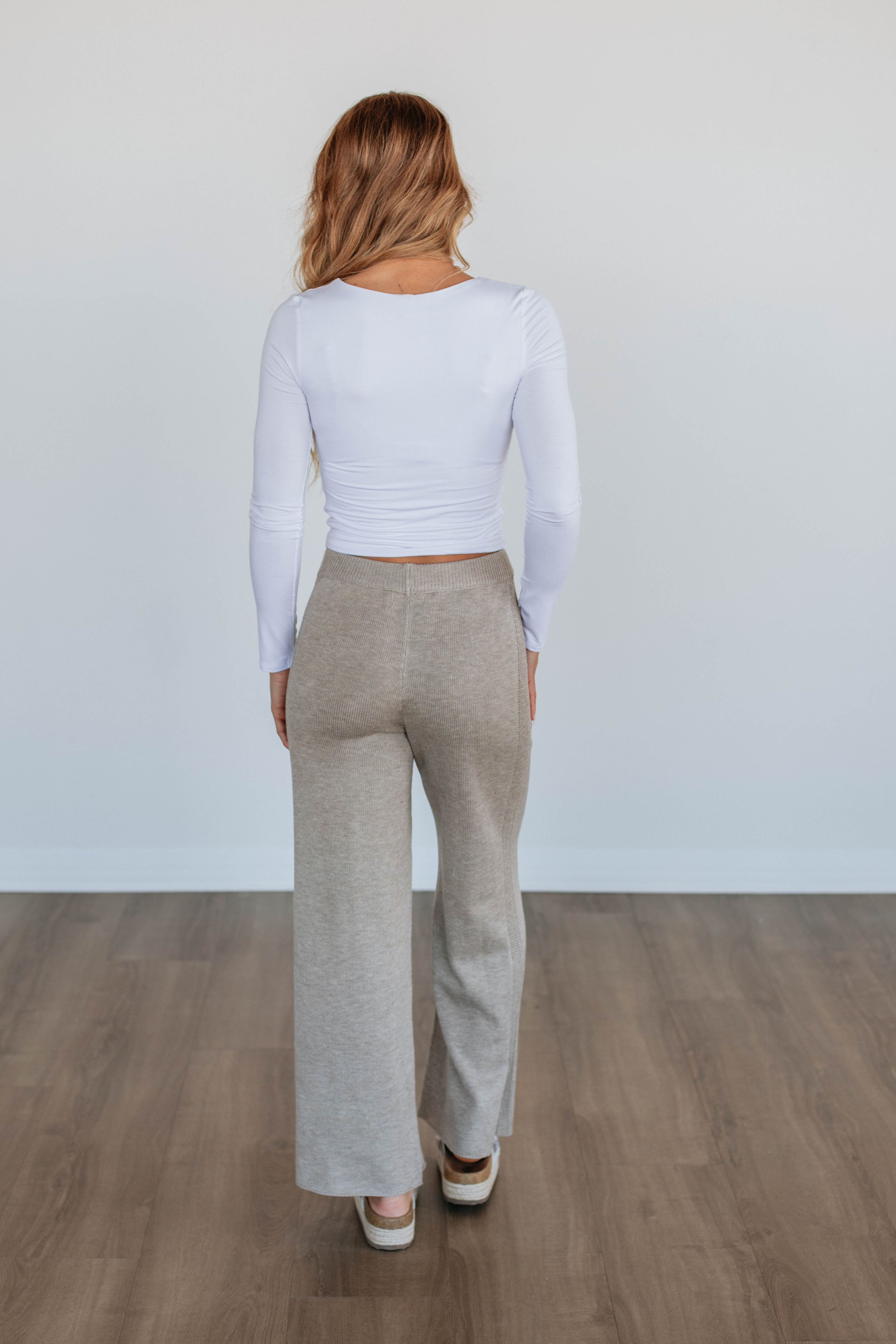 Bodhi Knit Pants - Taupe