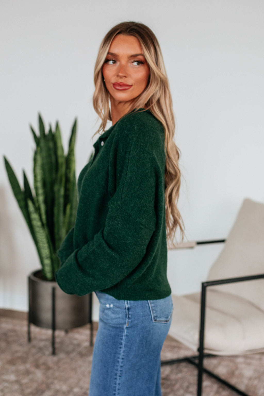 Brooke Cardigan - Forest Green