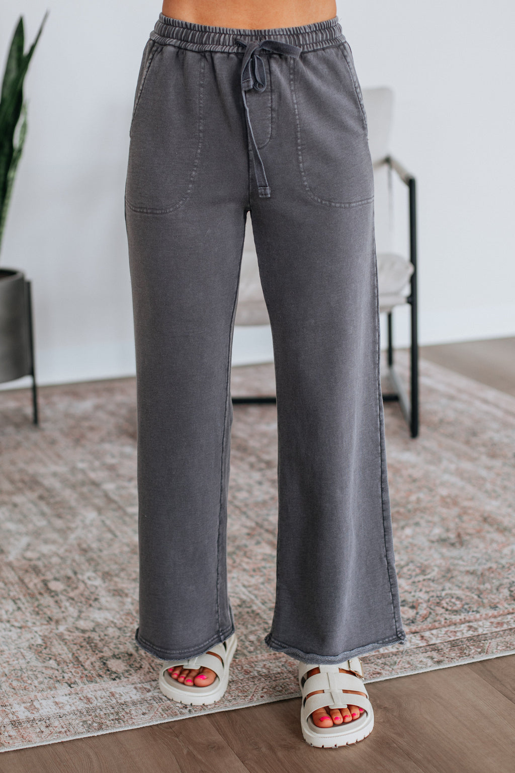 Saar Lounge Pants - Charcoal