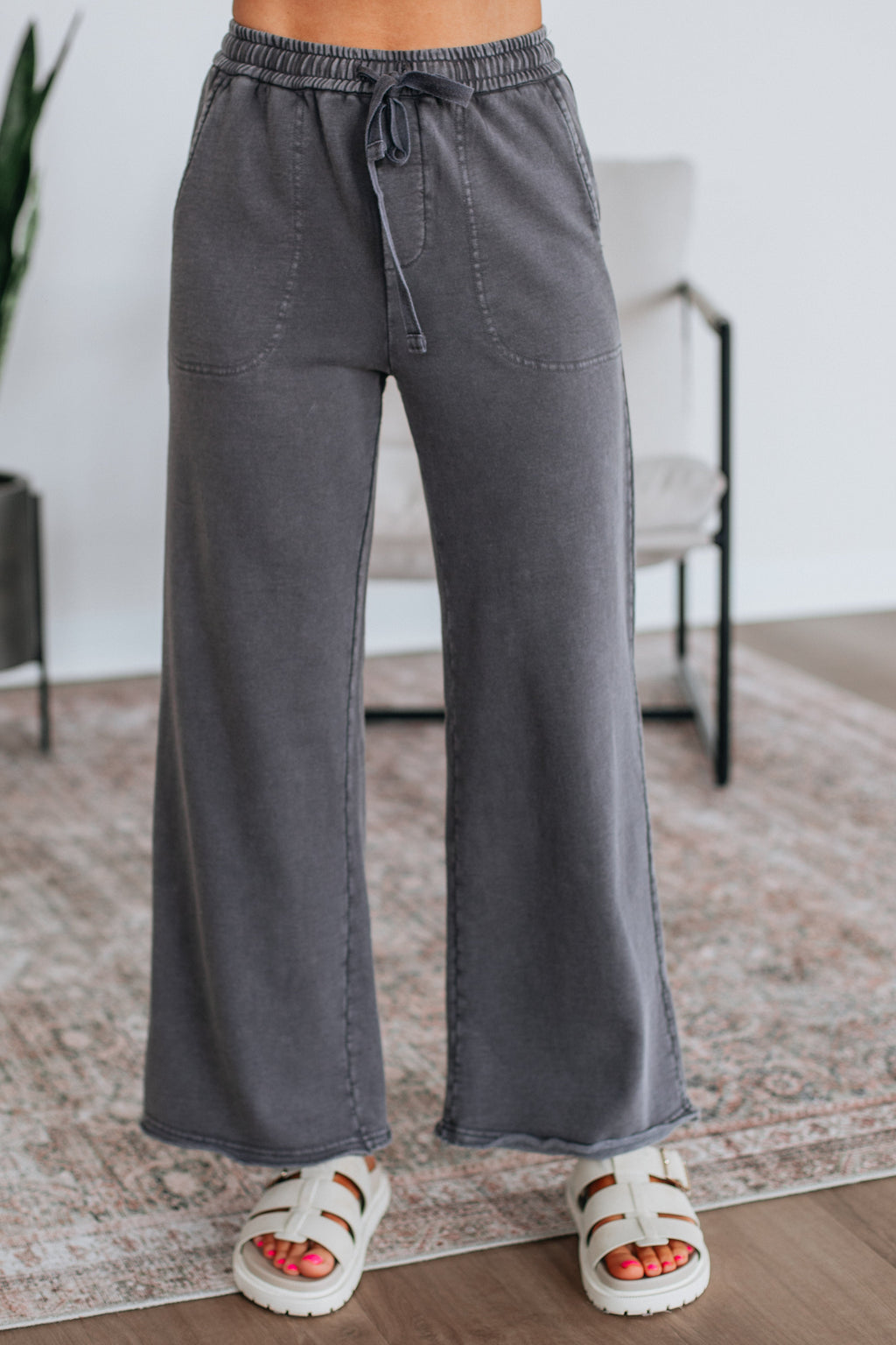 Saar Lounge Pants - Charcoal