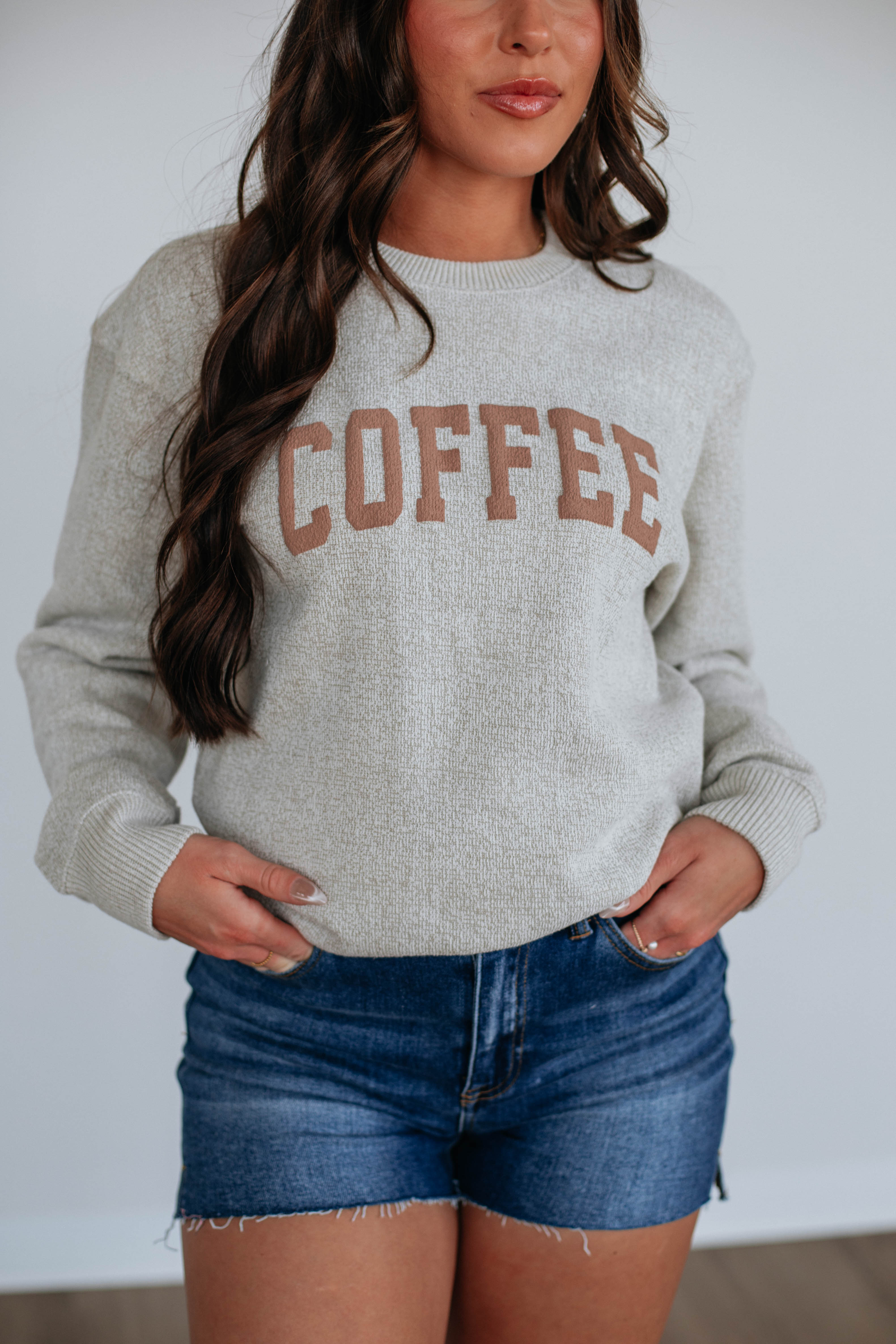 Coffee Knit Sweater