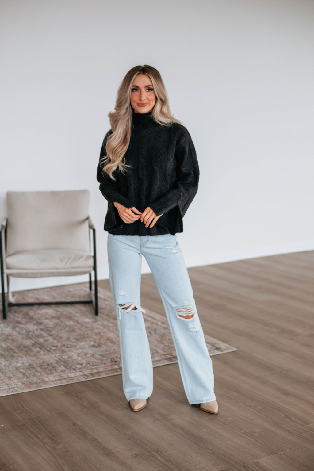 Colette Cable Knit Sweater