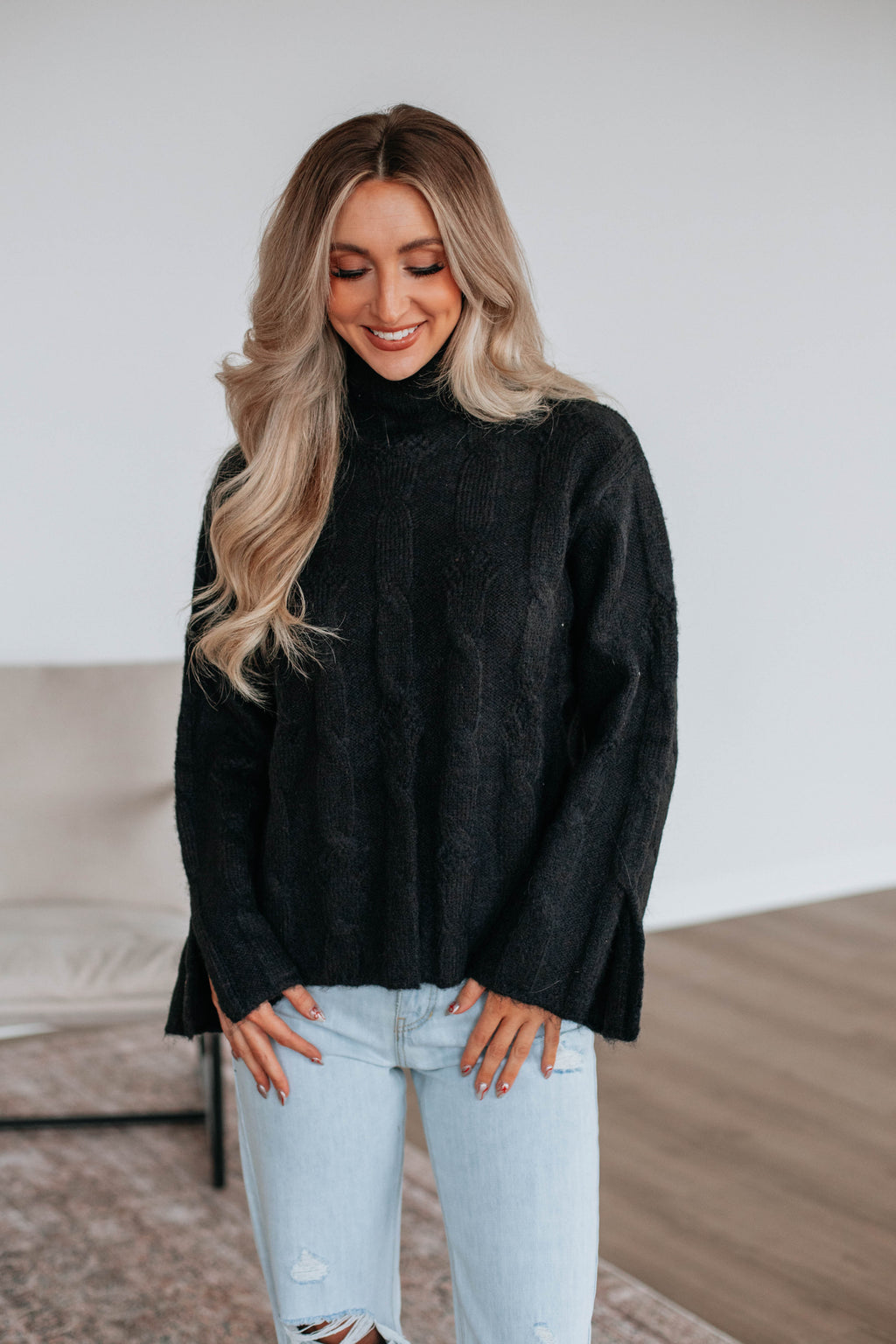 Colette Cable Knit Sweater