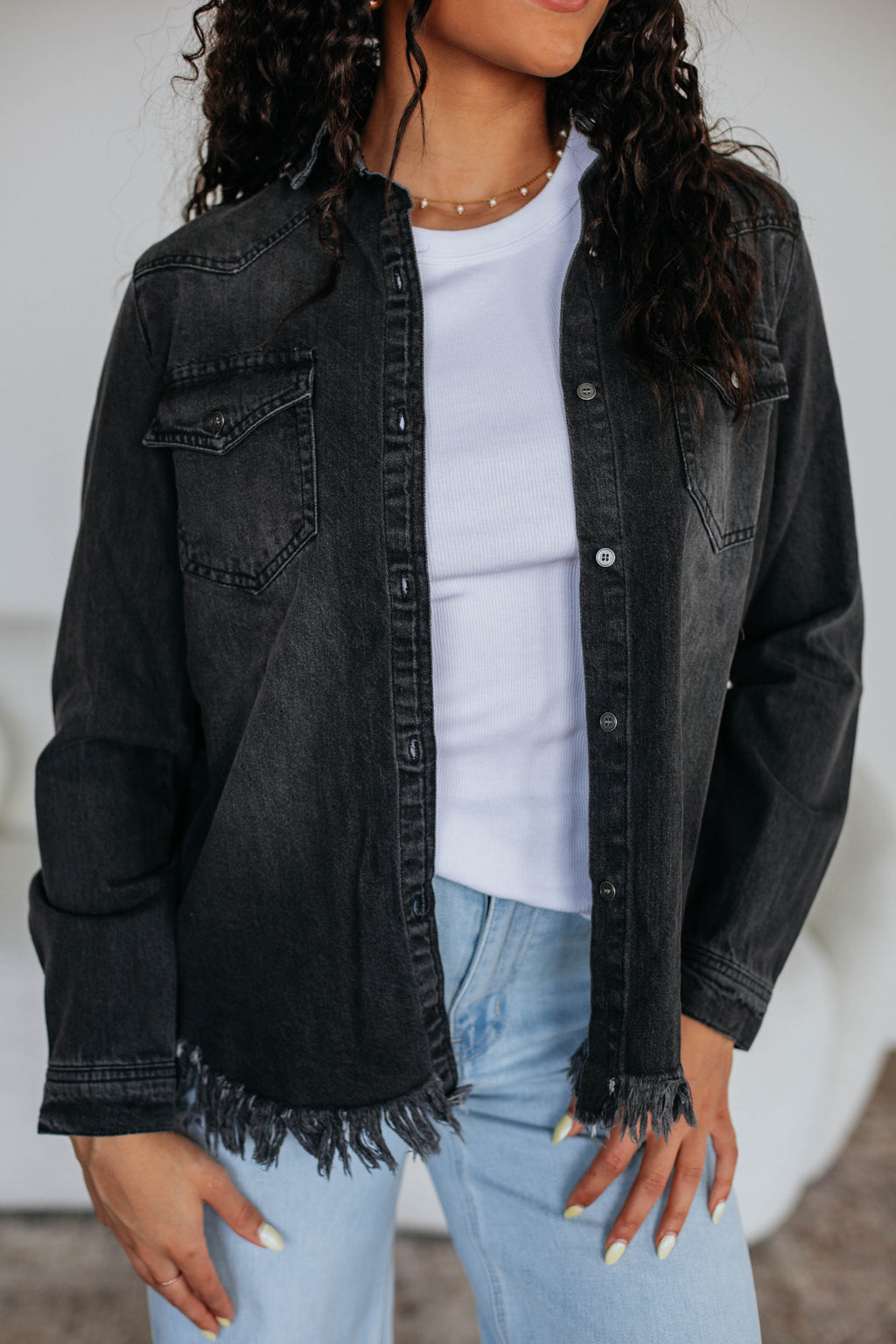 Corey Risen Denim Shacket