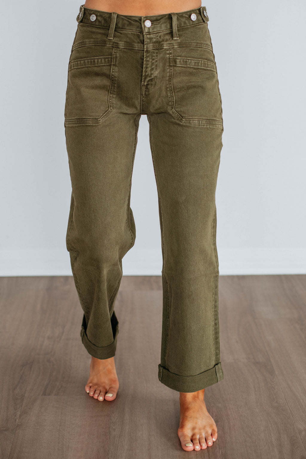 Dayna Flying Monkey Jeans - Dark Olive