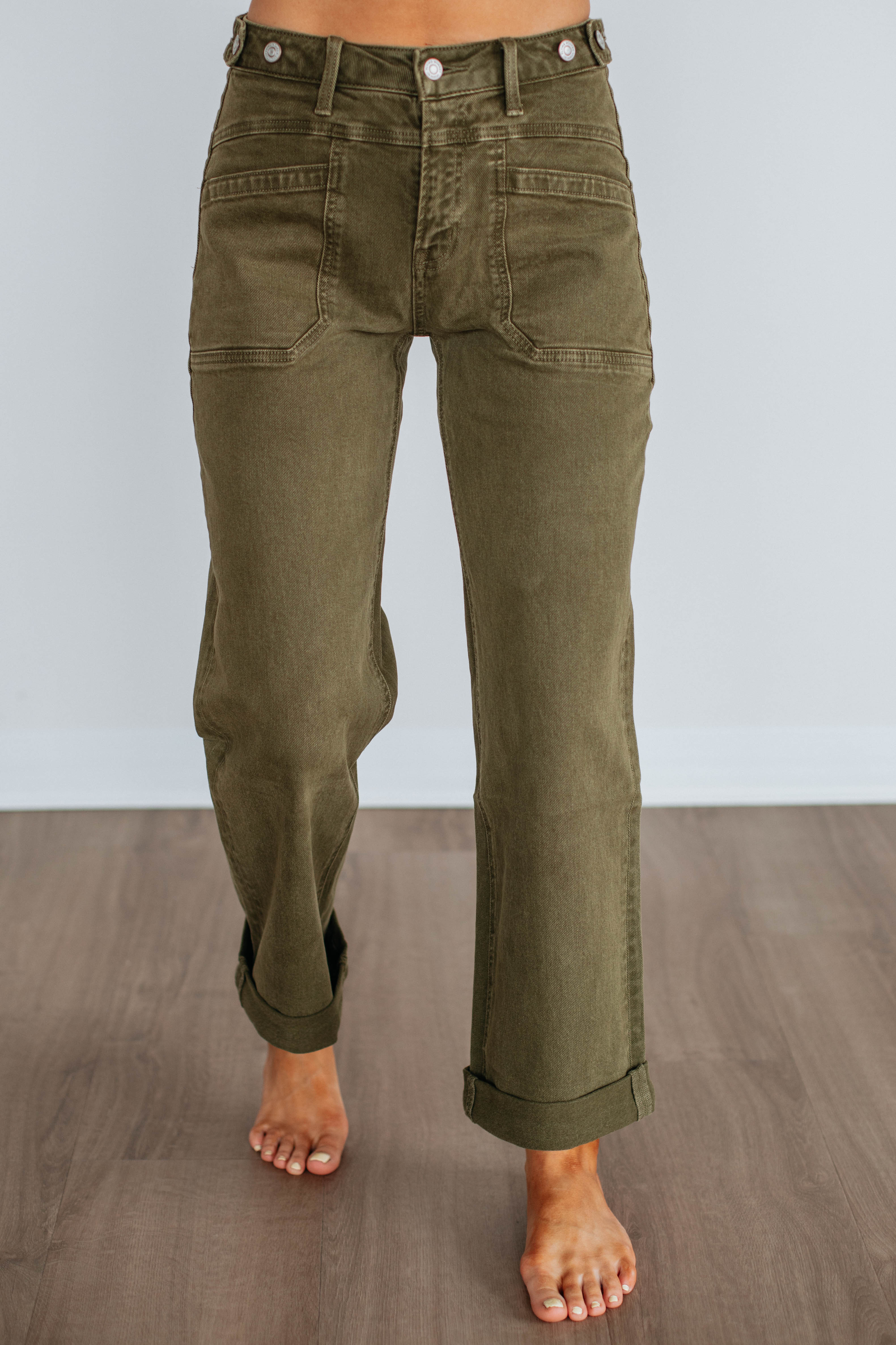 Dayna Flying Monkey Jeans - Dark Olive