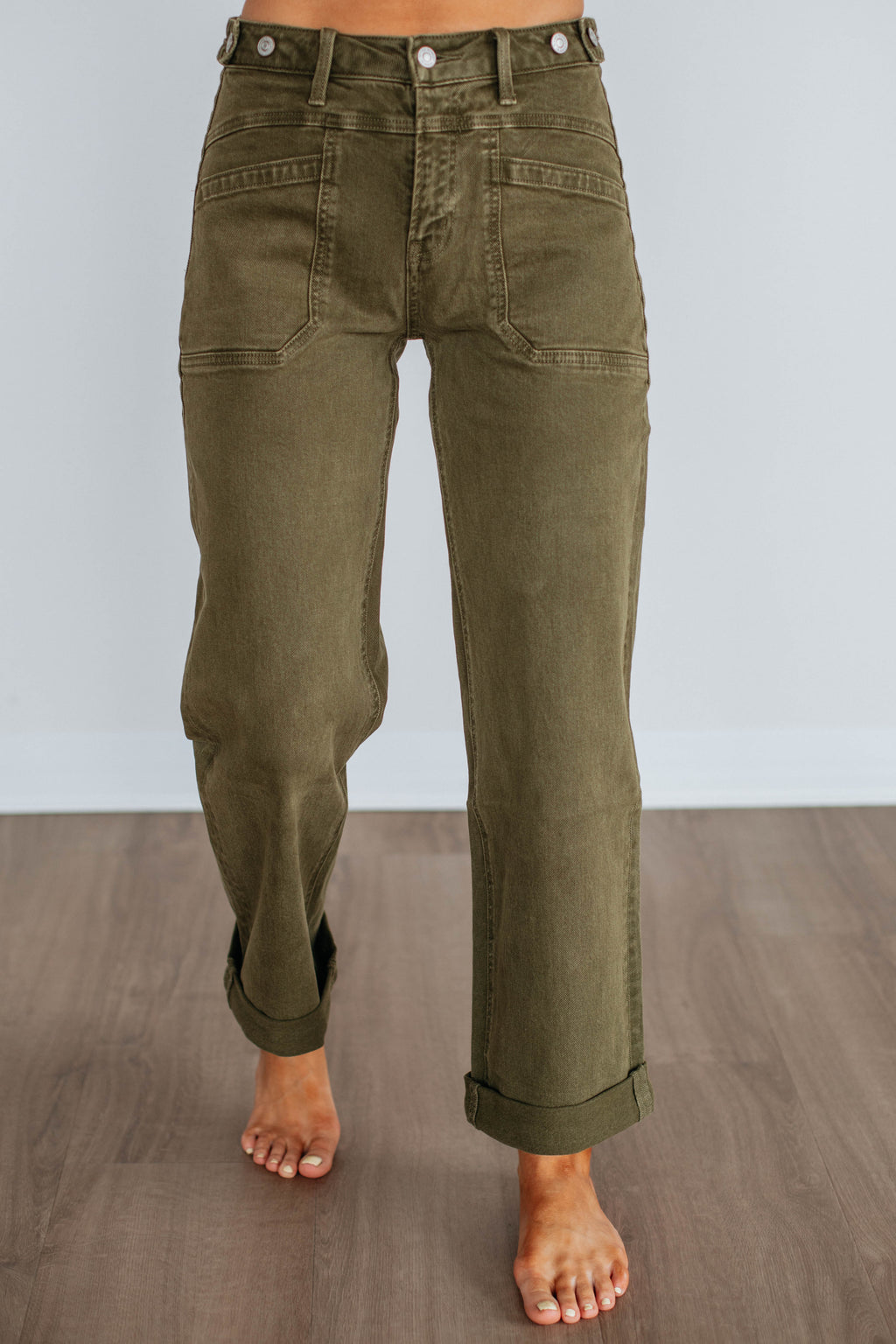 Dayna Flying Monkey Jeans - Dark Olive
