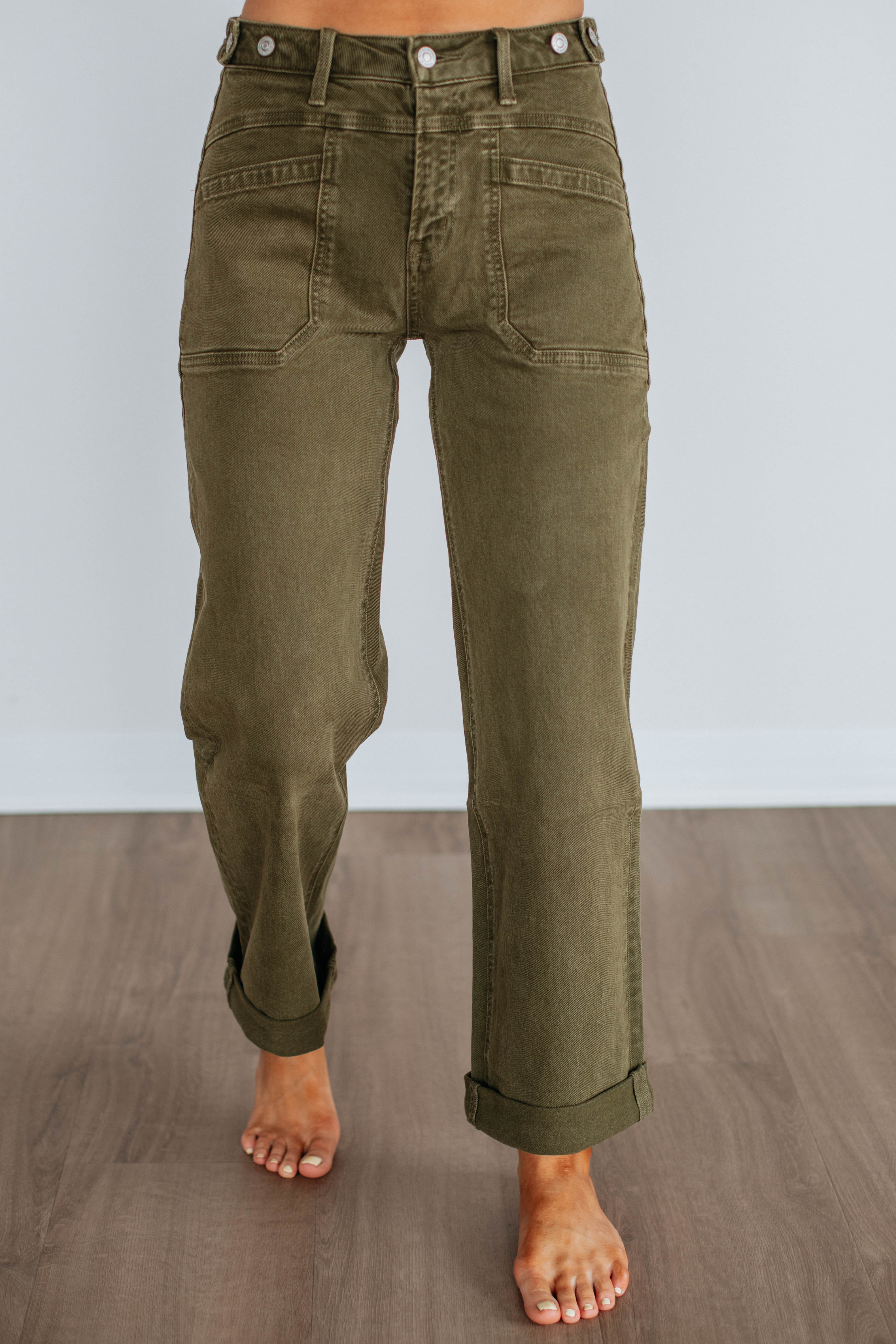 Dayna Flying Monkey Jeans - Dark Olive