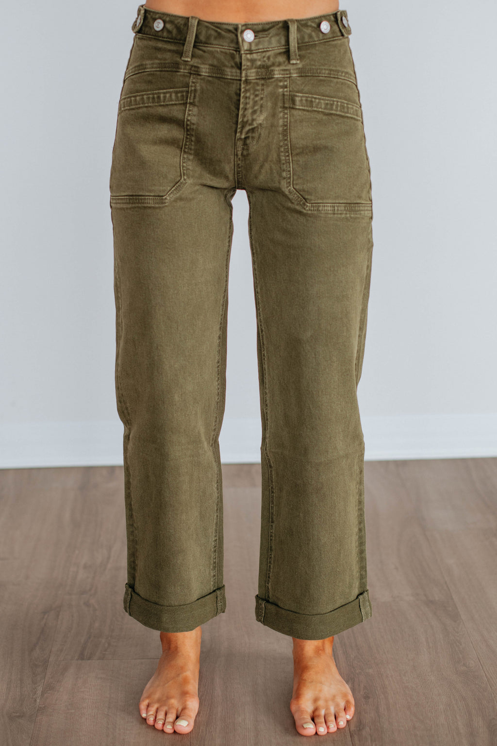 Dayna Flying Monkey Jeans - Dark Olive