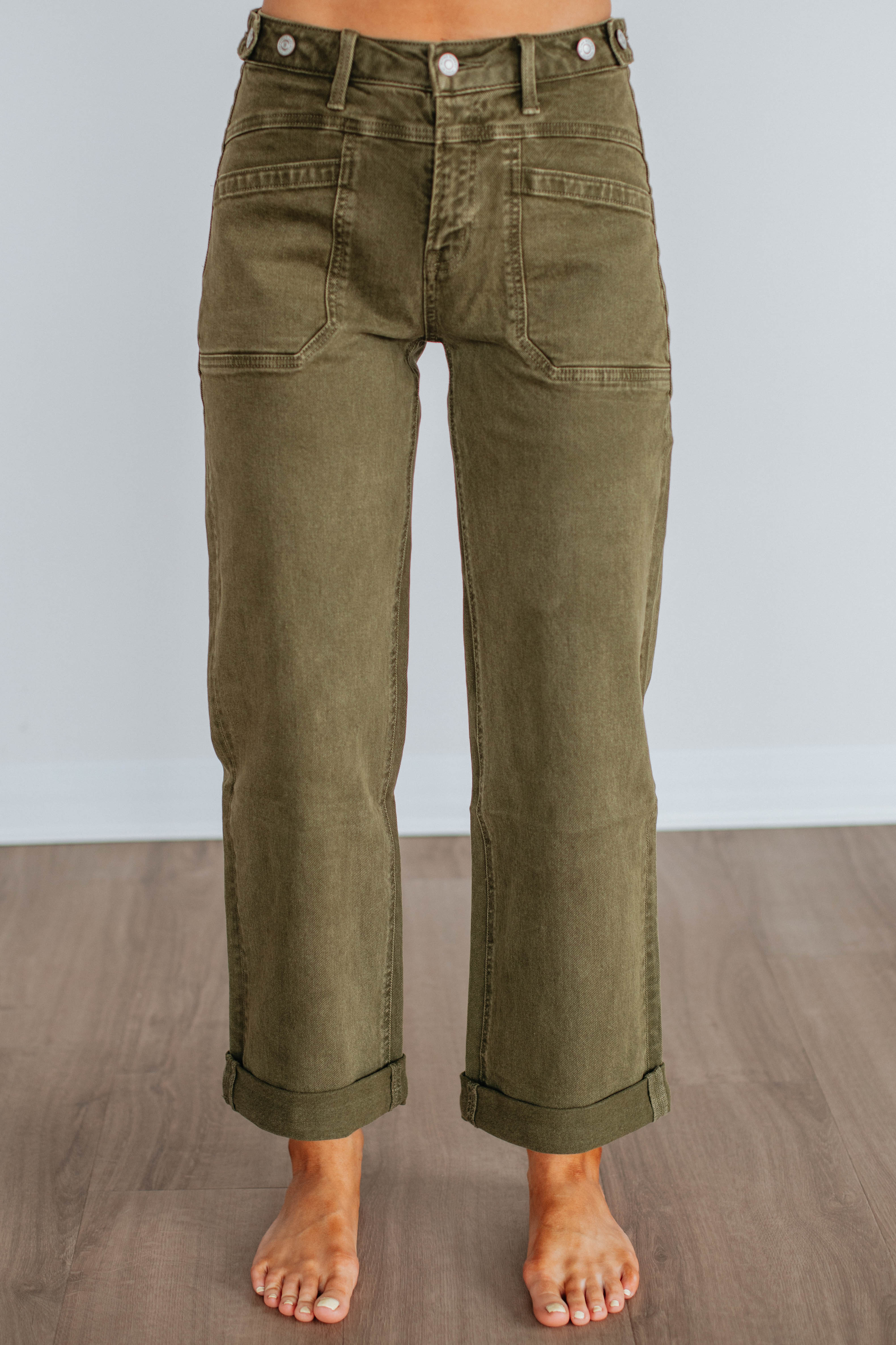 Dayna Flying Monkey Jeans - Dark Olive