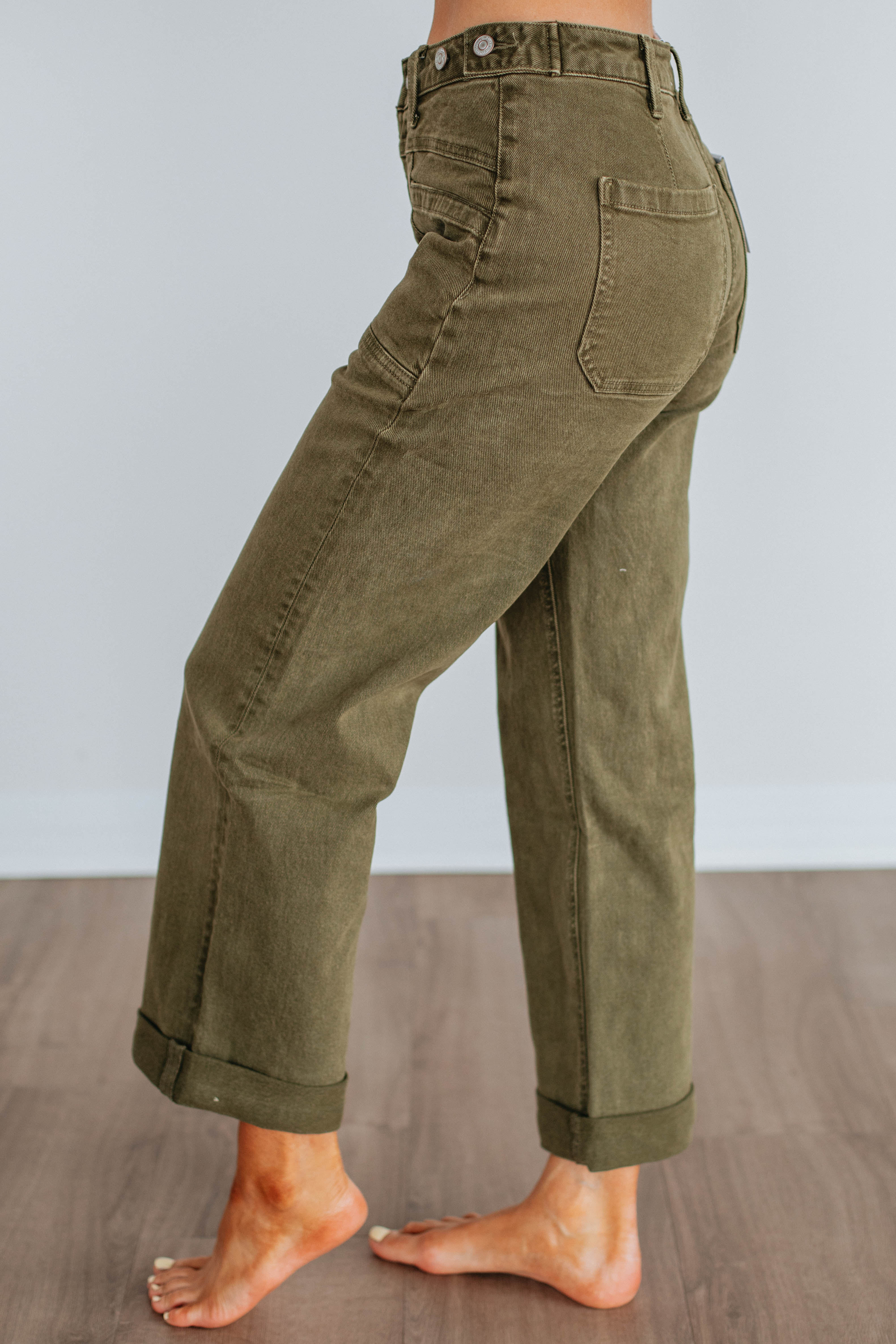 Dayna Flying Monkey Jeans - Dark Olive