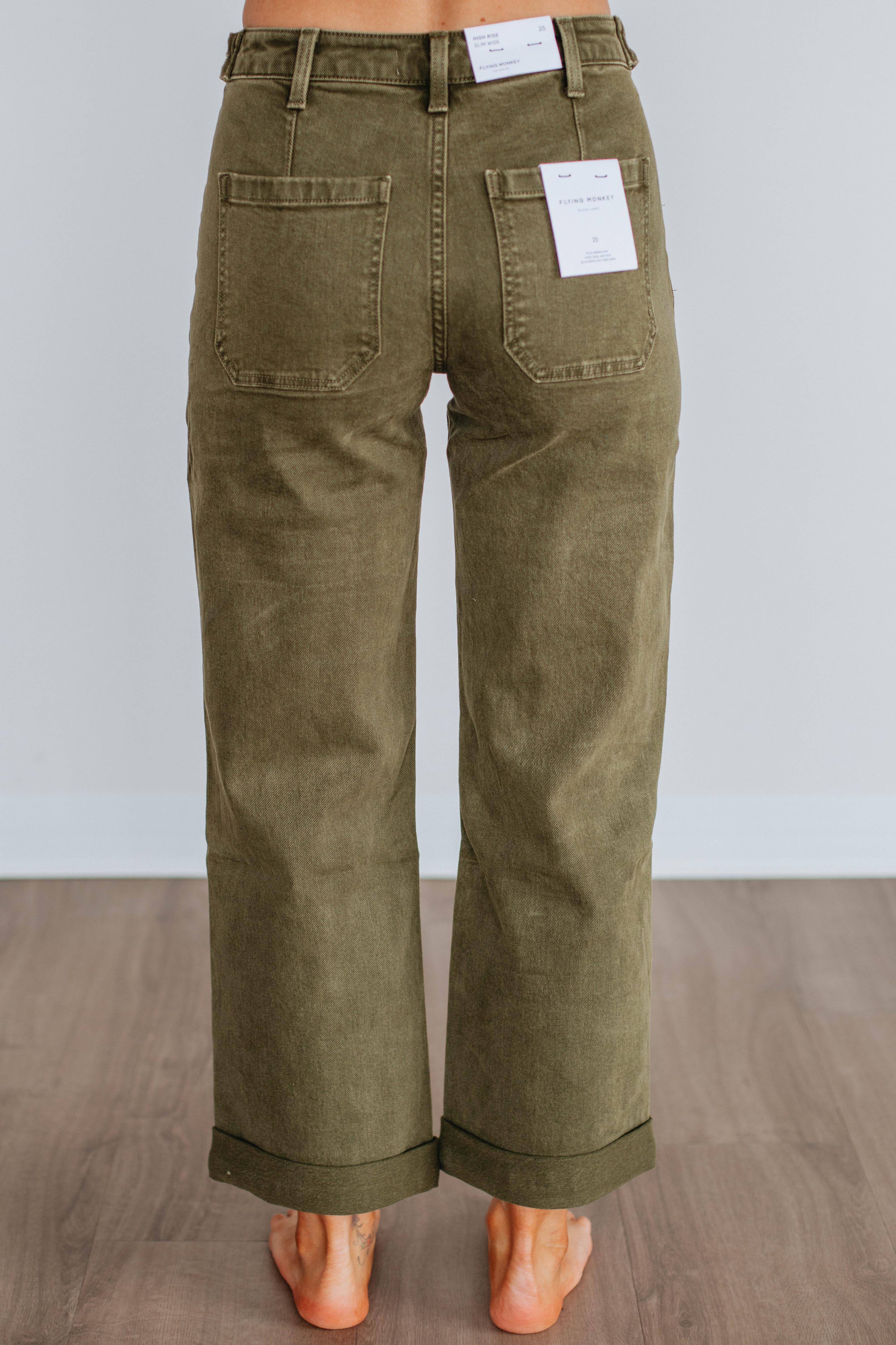 Dayna Flying Monkey Jeans - Dark Olive