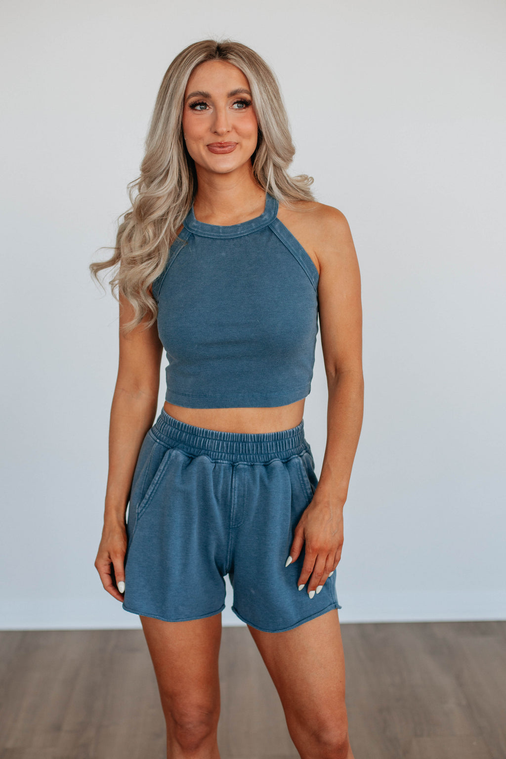 Chann Ribbed Tank - Deep Sea