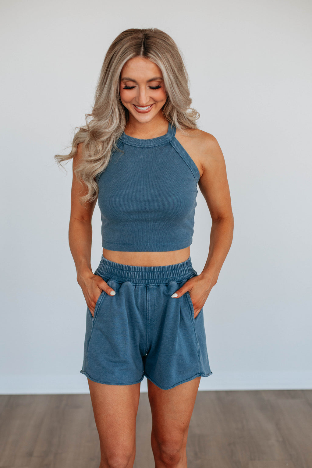 Chann Ribbed Tank - Deep Sea