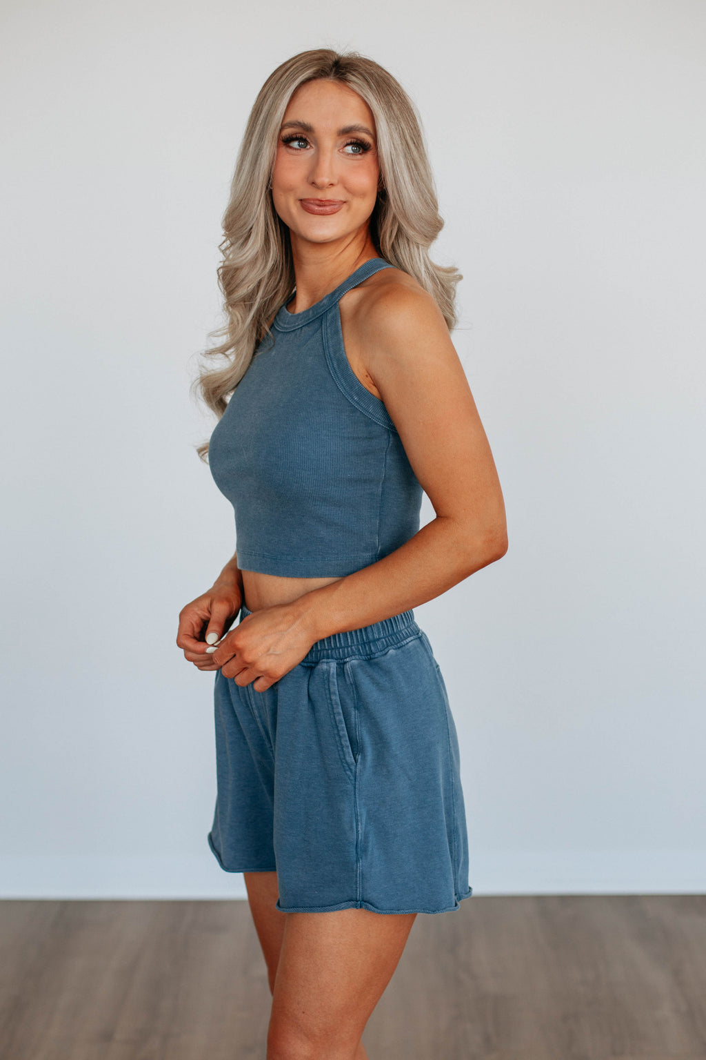 Chann Ribbed Tank - Deep Sea