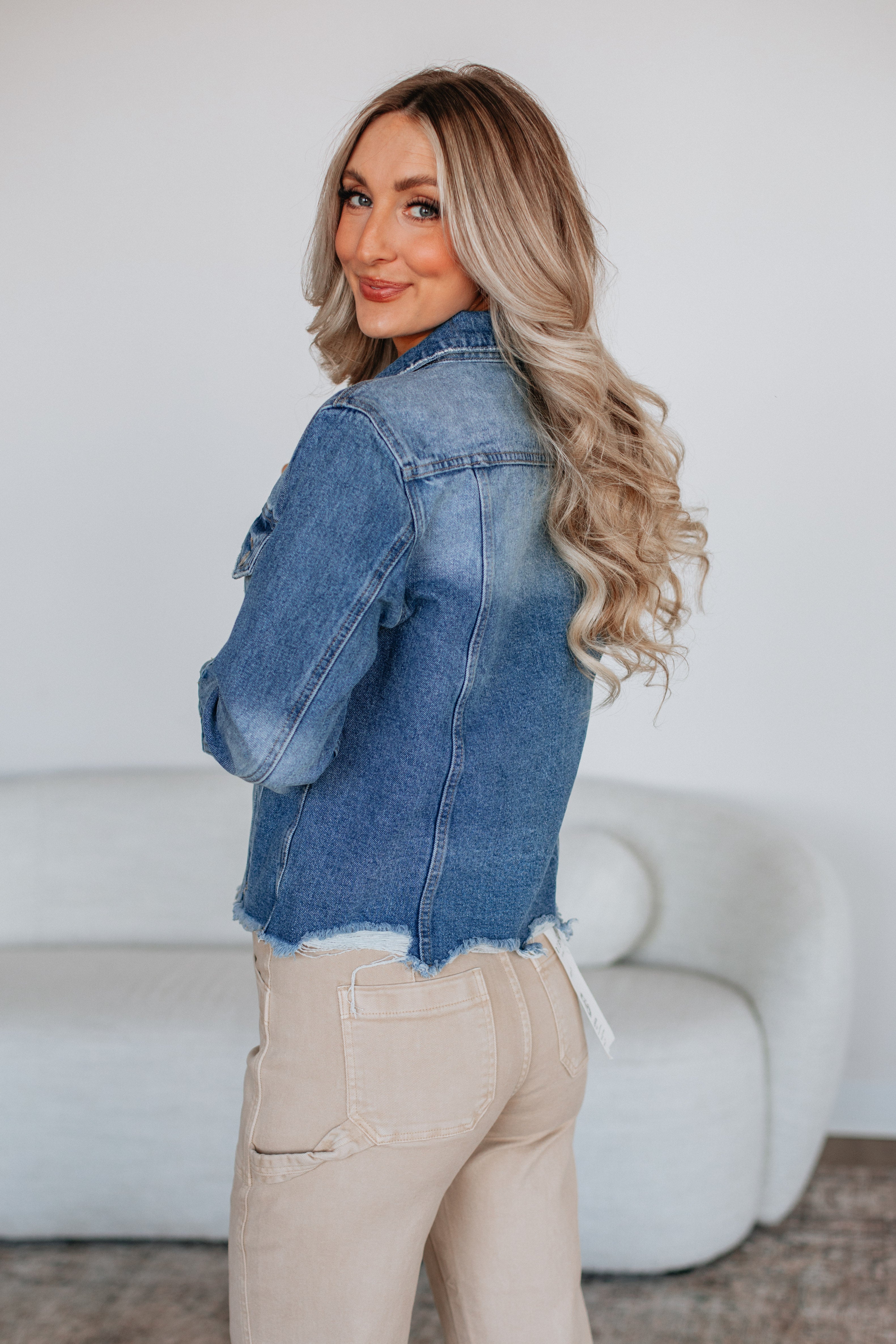 Hugo Mica Denim Jacket - Medium Wash