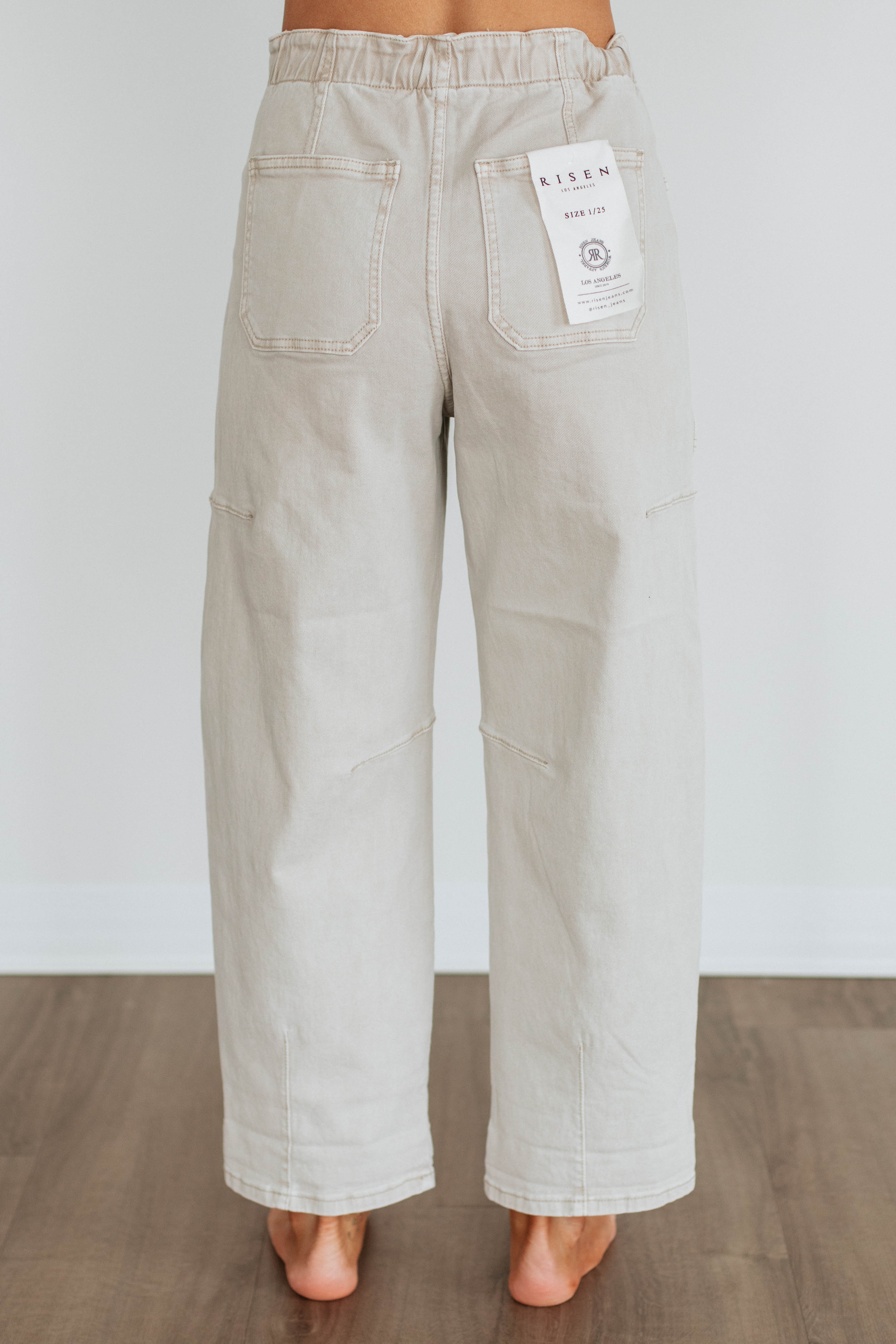 Kodi Risen Cargo Jeans - Almond