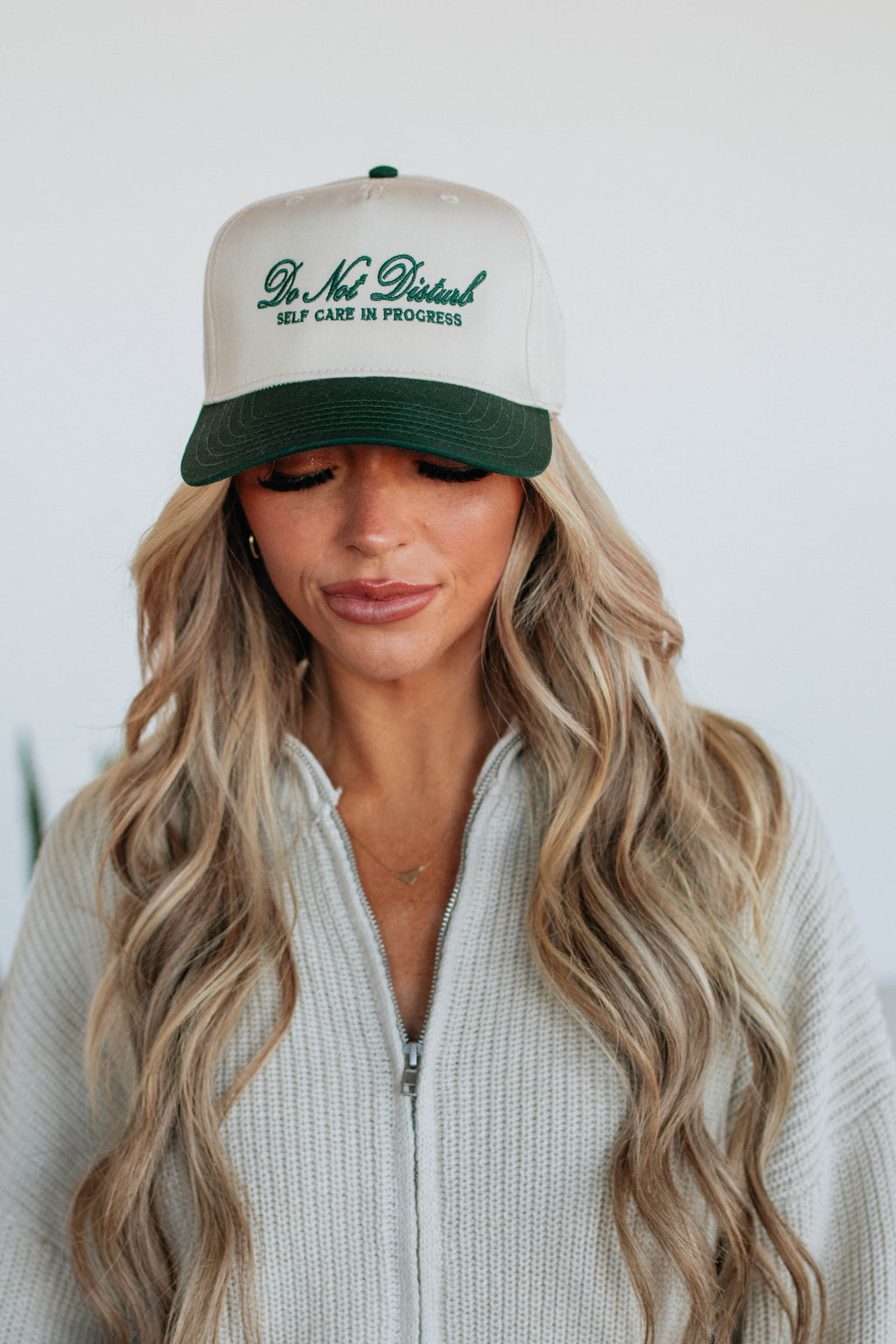 Do Not Disturb Trucker Hat - Forest Green