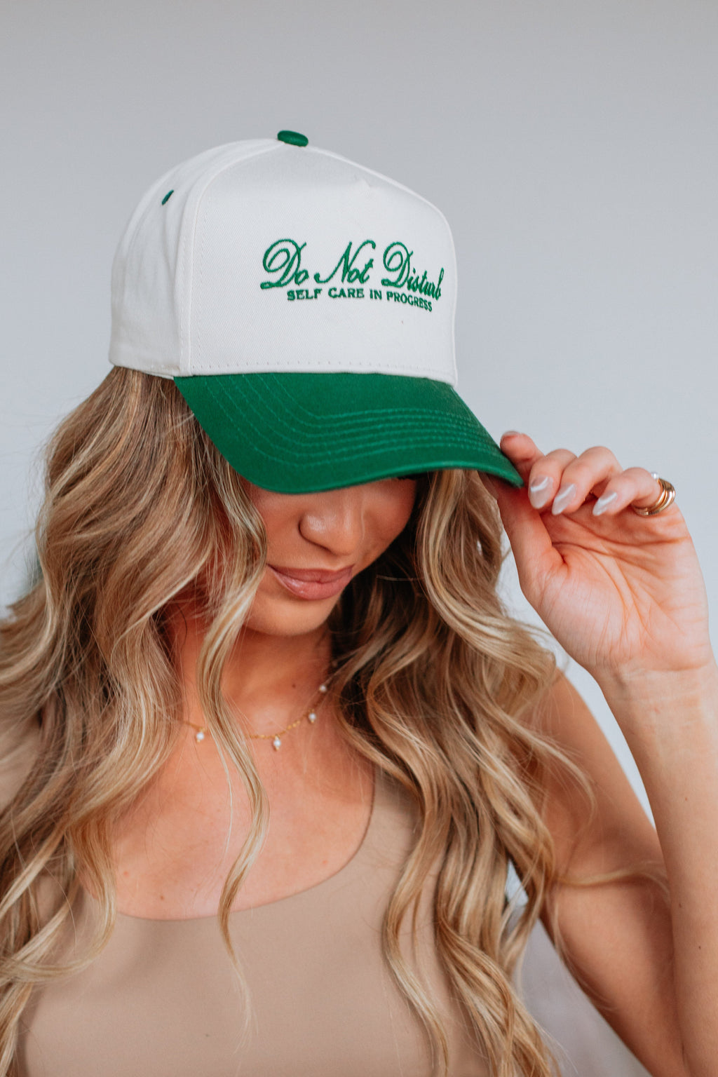 Do Not Disturb Trucker Hat - Hunter Green