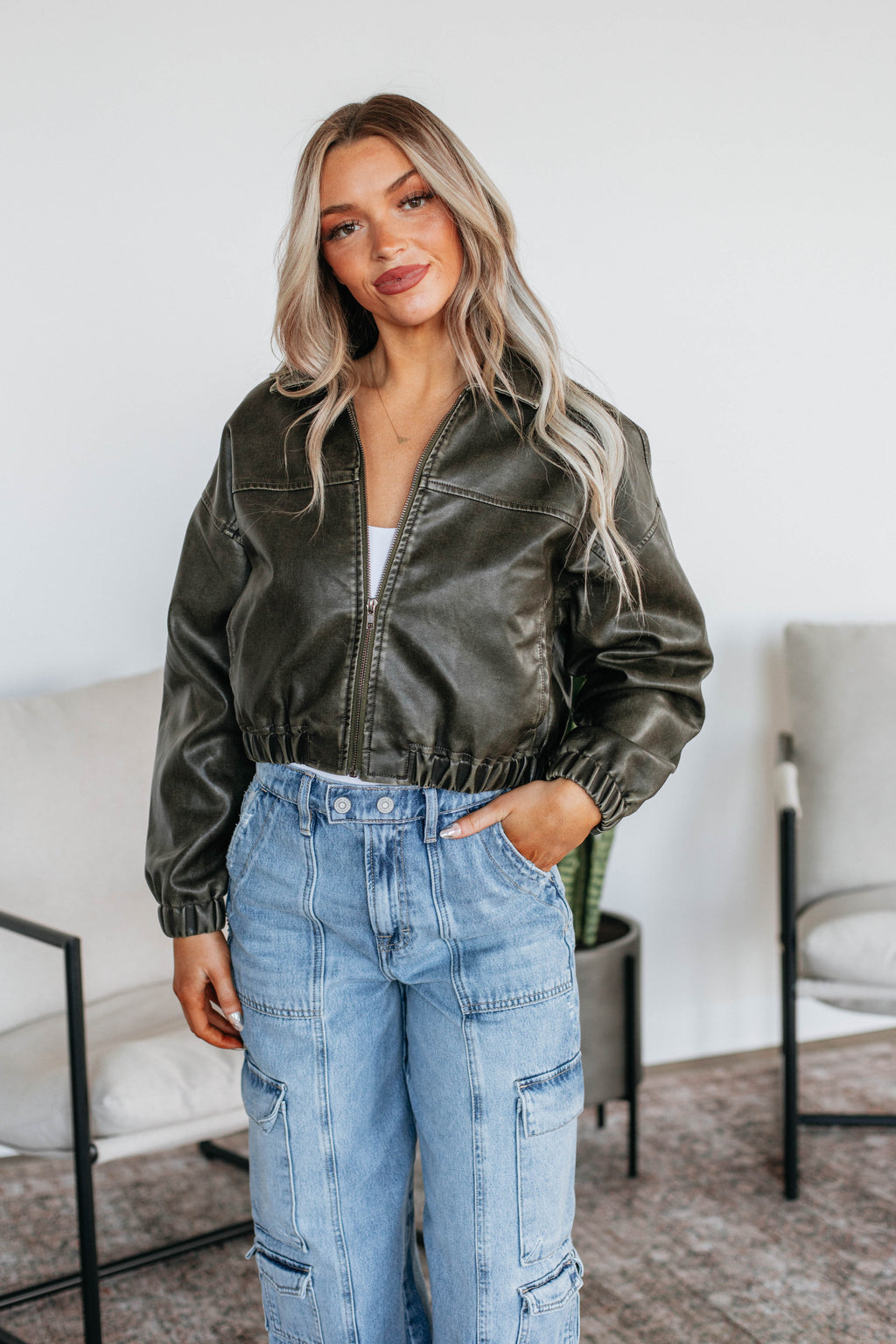 Dominique KanCan Bomber Jacket