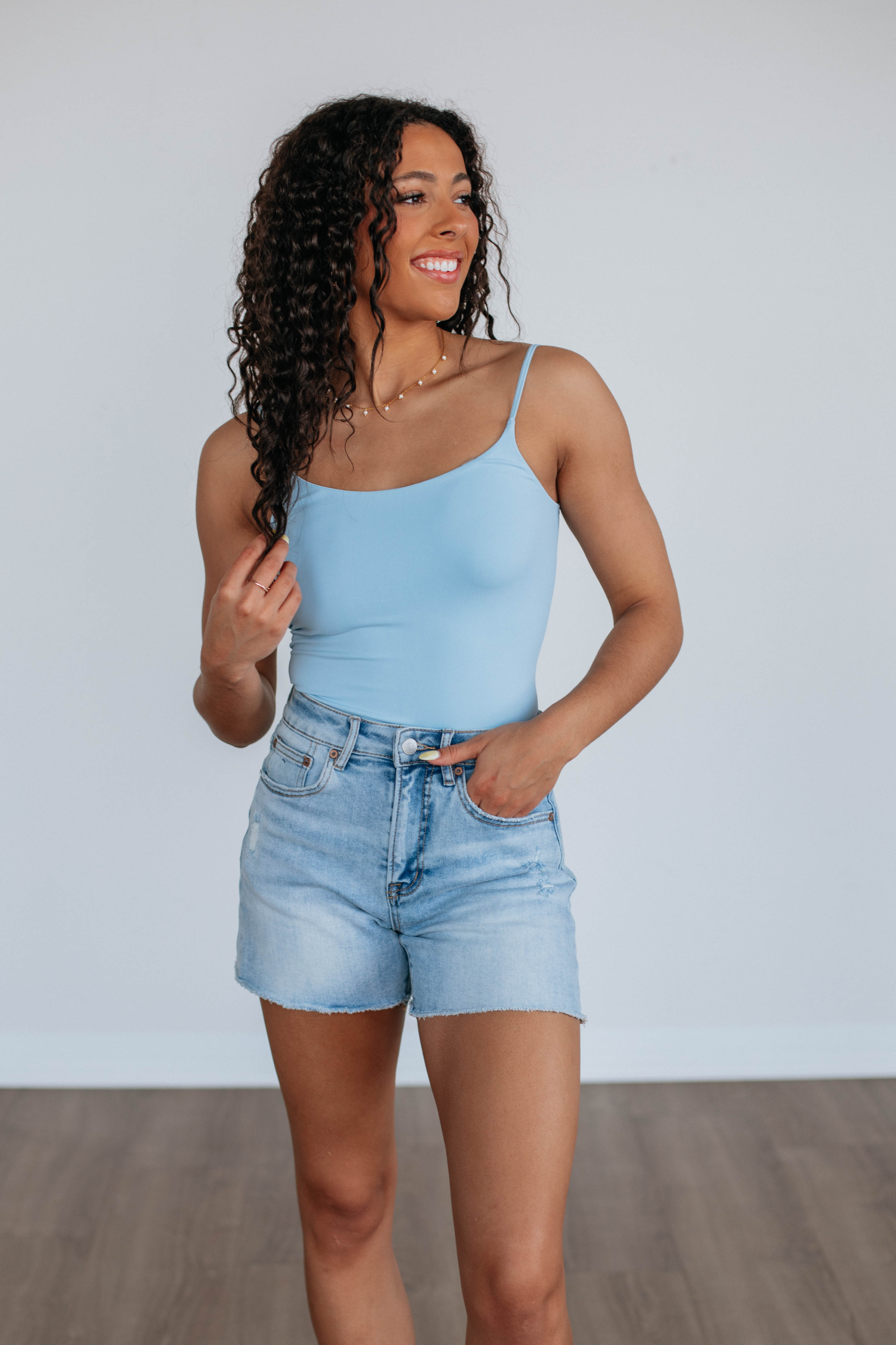 Double Take Bodysuit - Sky Blue