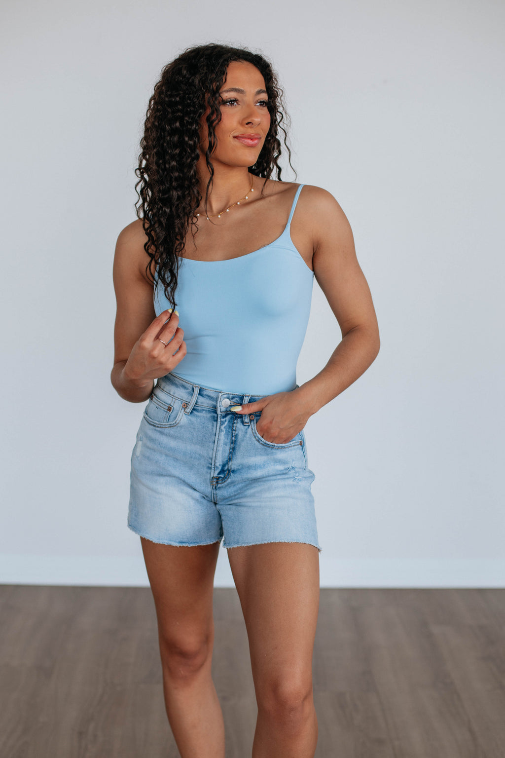 Double Take Bodysuit - Sky Blue