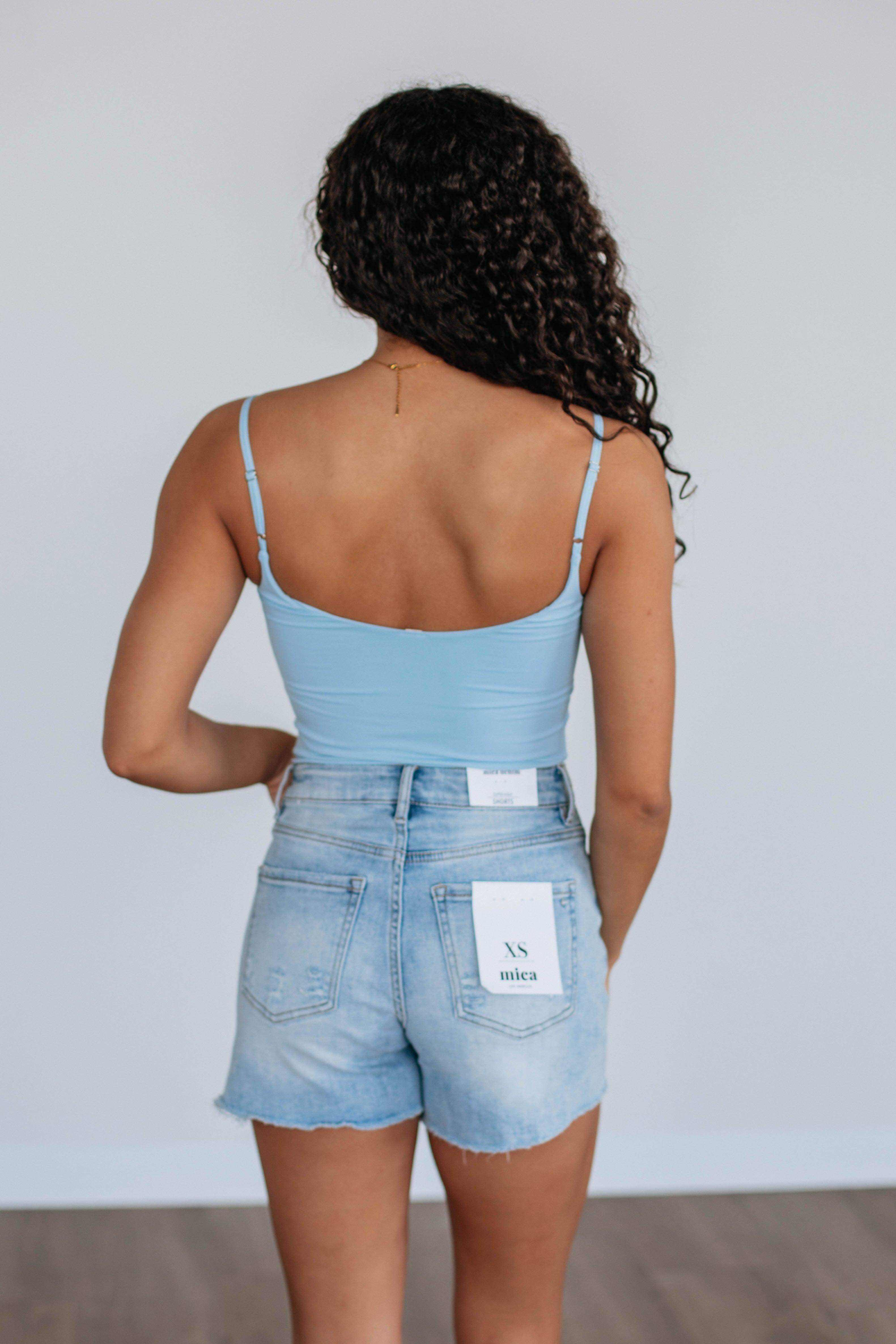 Double Take Bodysuit - Sky Blue
