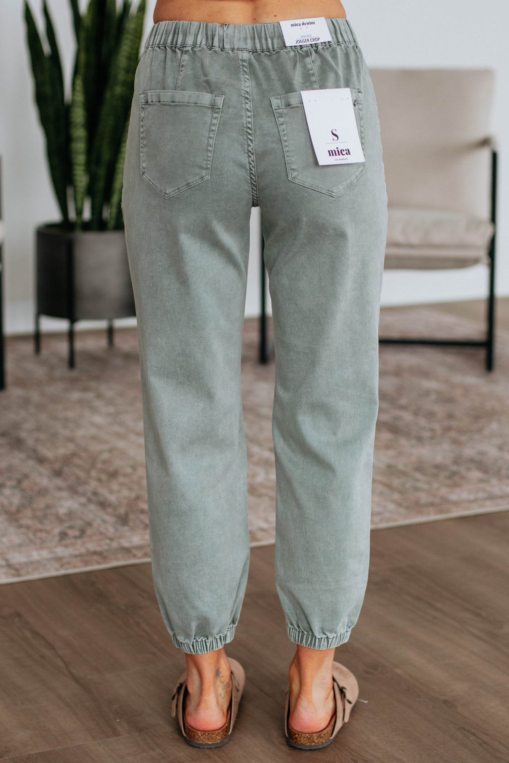 Drea Mica Joggers - Dusty Sage