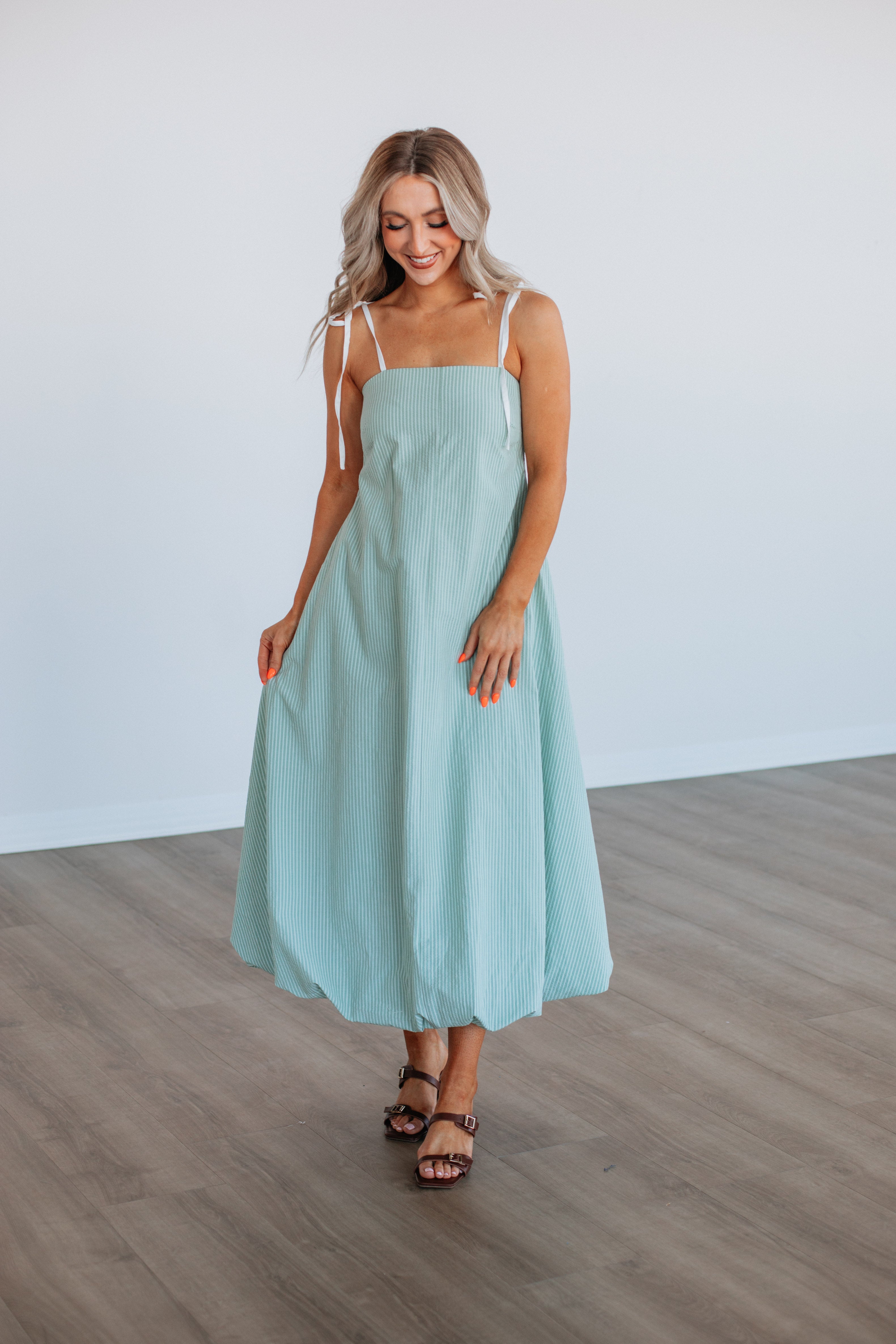 Bay Striped Maxi Dress