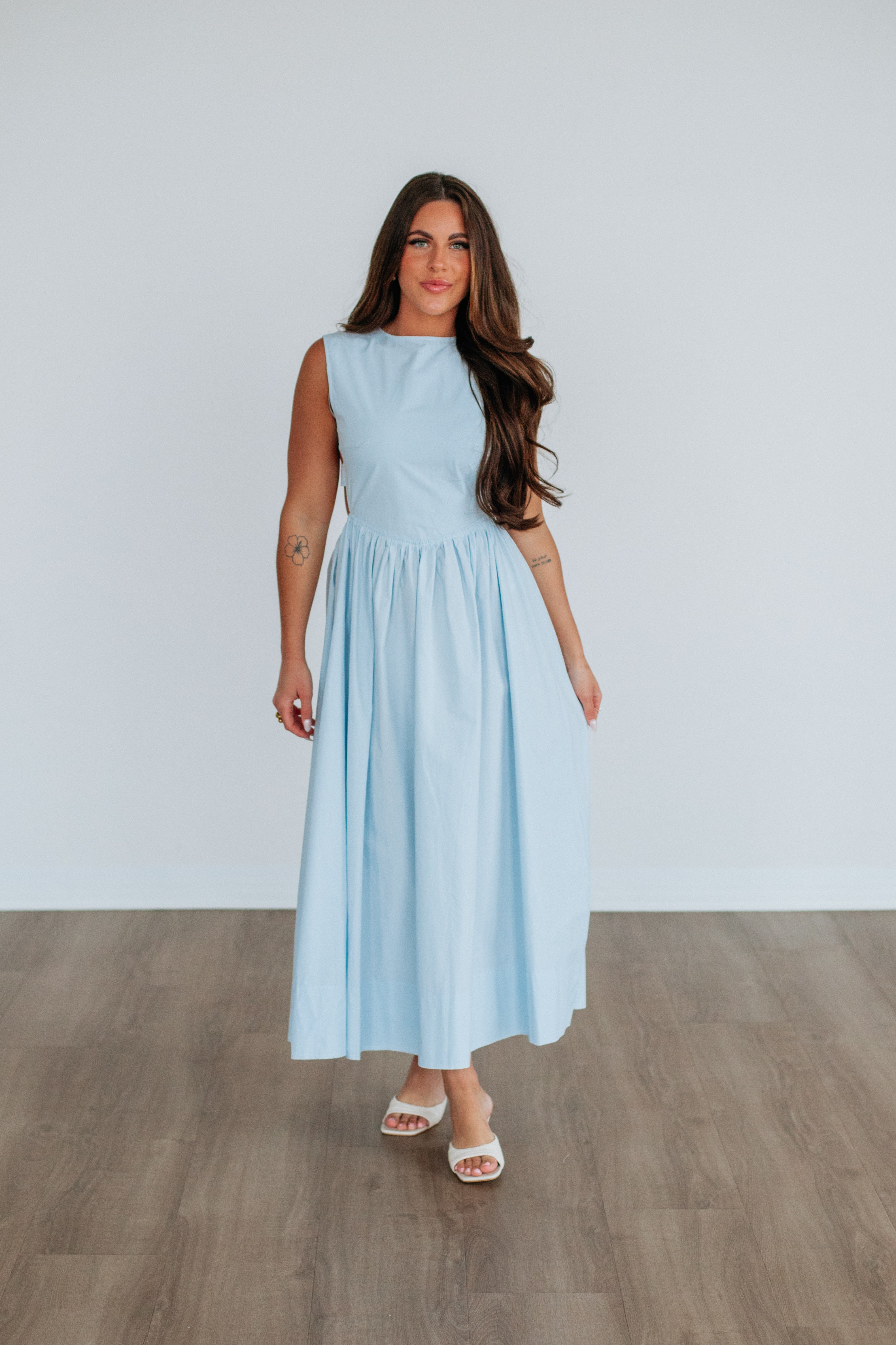 Alicyn Dress - Powder Blue