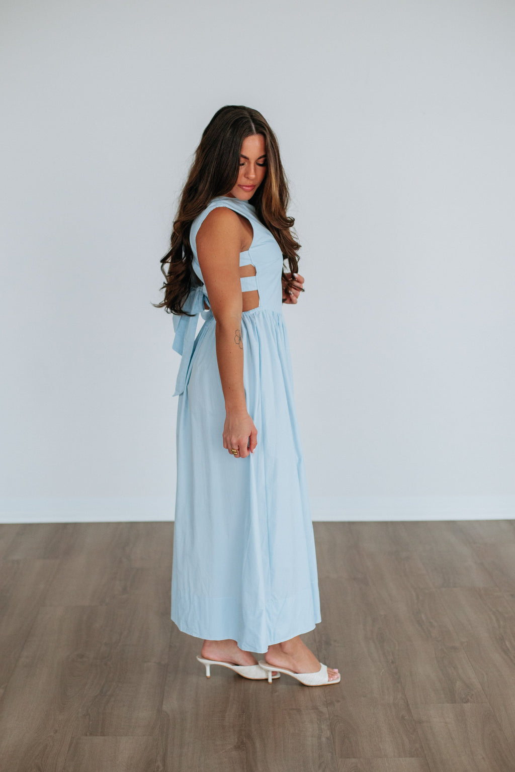 Alicyn Dress - Powder Blue